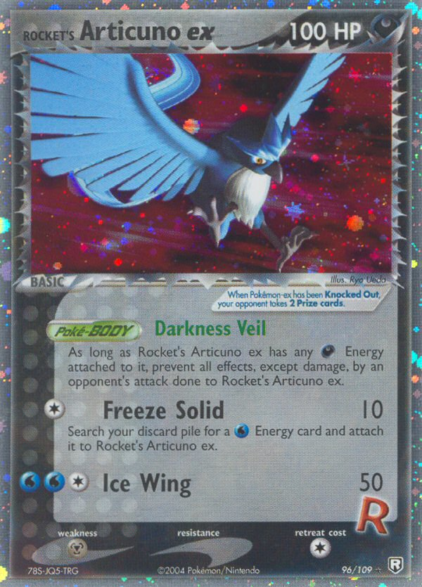 Rocket's Articuno ex (96/109) EX: Team Rocket Returns、mySite、waistdrama