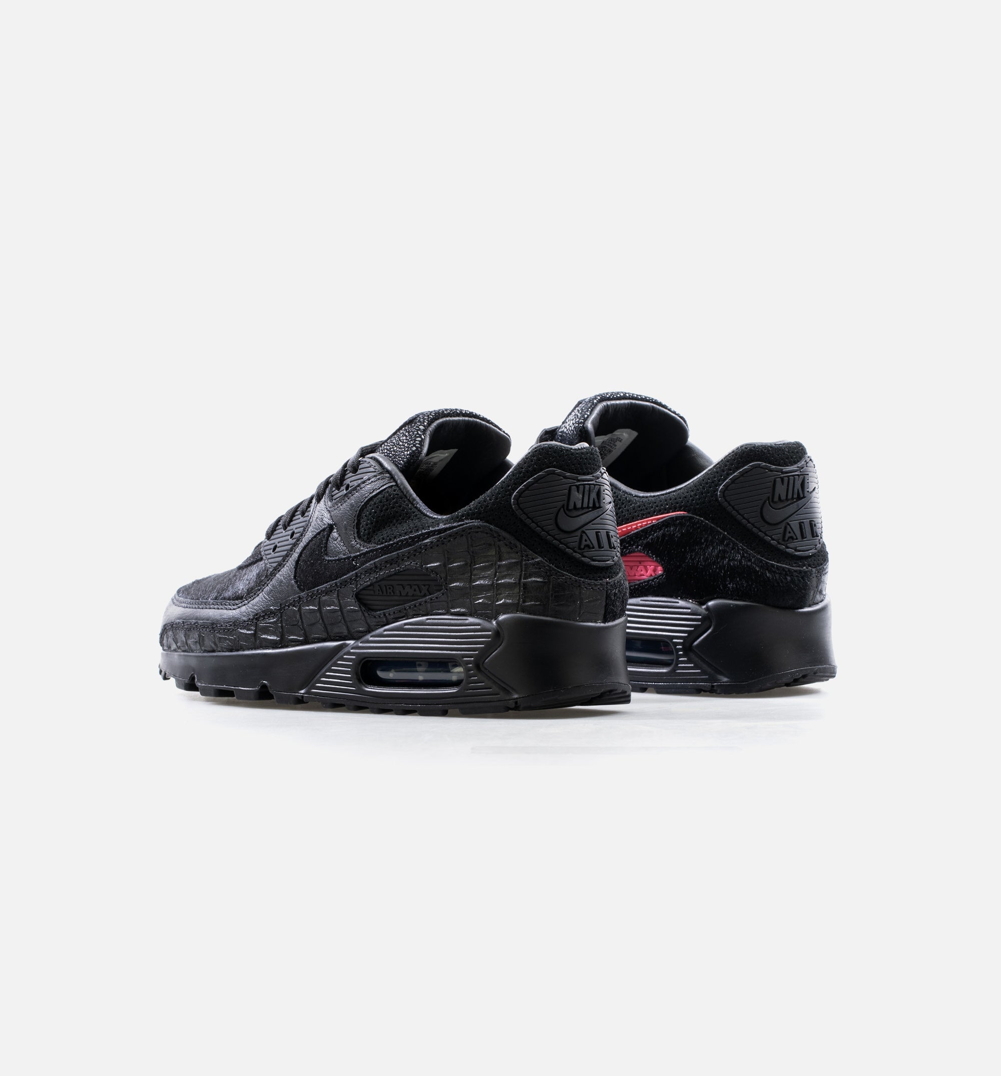 Air Max 90 QS Mashup Mens Running Shoe - Black/Red、mySite、dreamappss