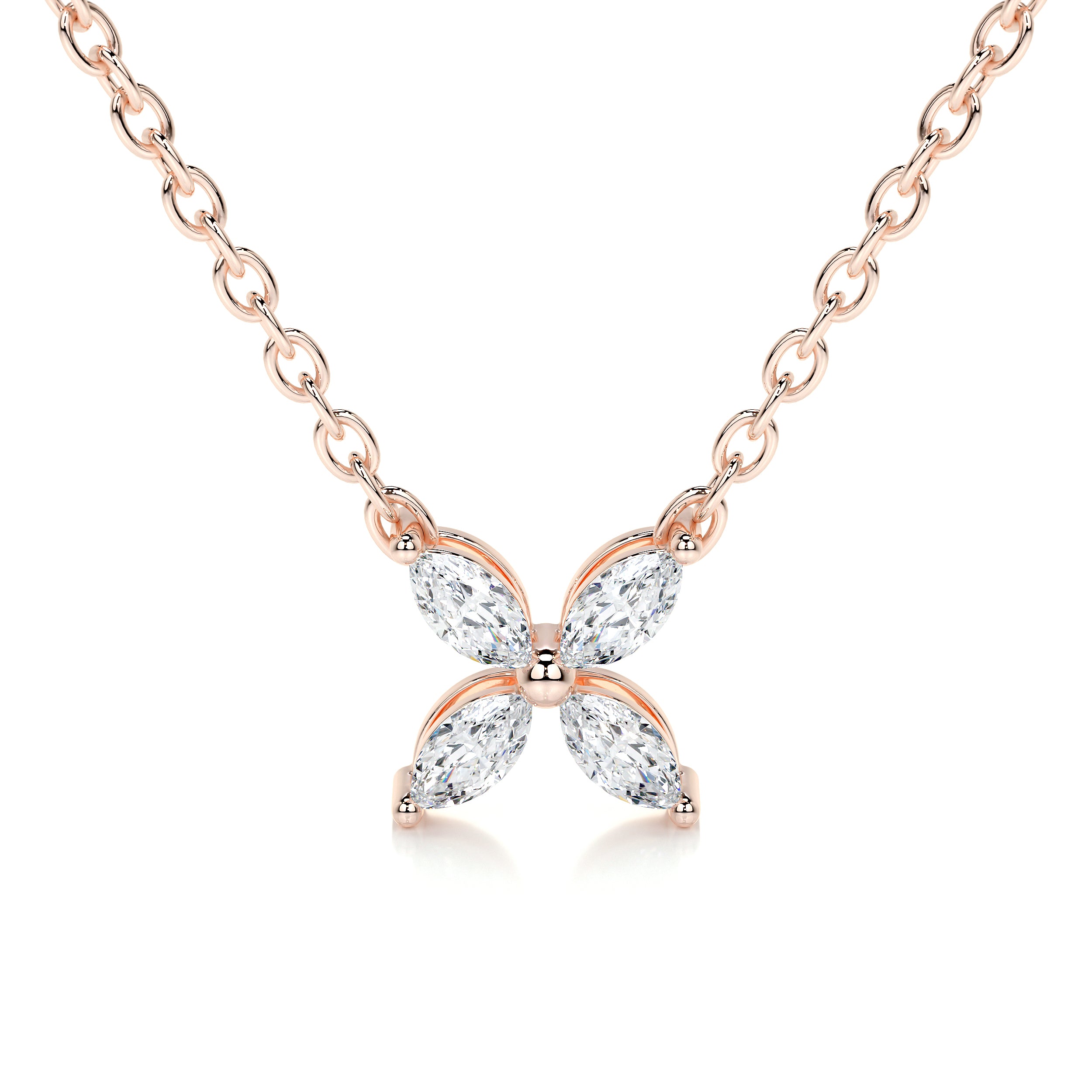 Michelle Diamond Pendant (0.20 Carat) -14K Rose Gold、mySite、hinf8tx79