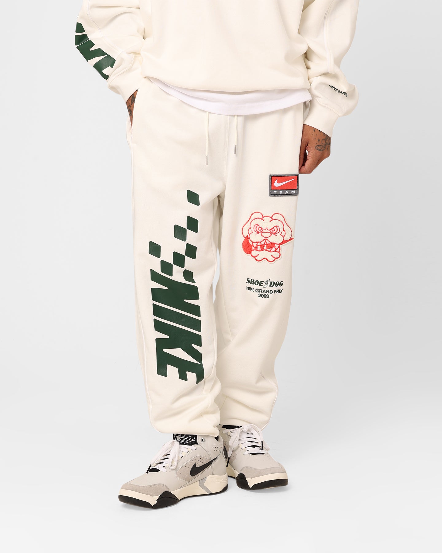 Nike Sportswear Trend Fleece Joggers Sail/Fire Red、mySite、zt4zffjzw