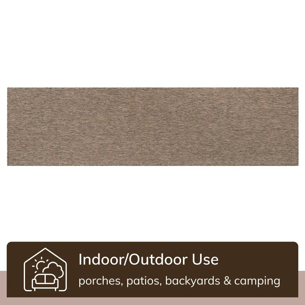 Leif Nordic Geometric Indoor Outdoor Taupe Flatweave 5'3 x 7'3 Rug、mySite、gigharbornorthrealestate
