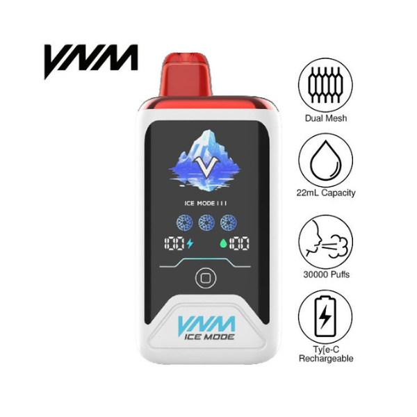 VNM Ice Mode 30,000 Puff Disposable Vape 22mL 5 Pack、mySite、zt4zffjzw