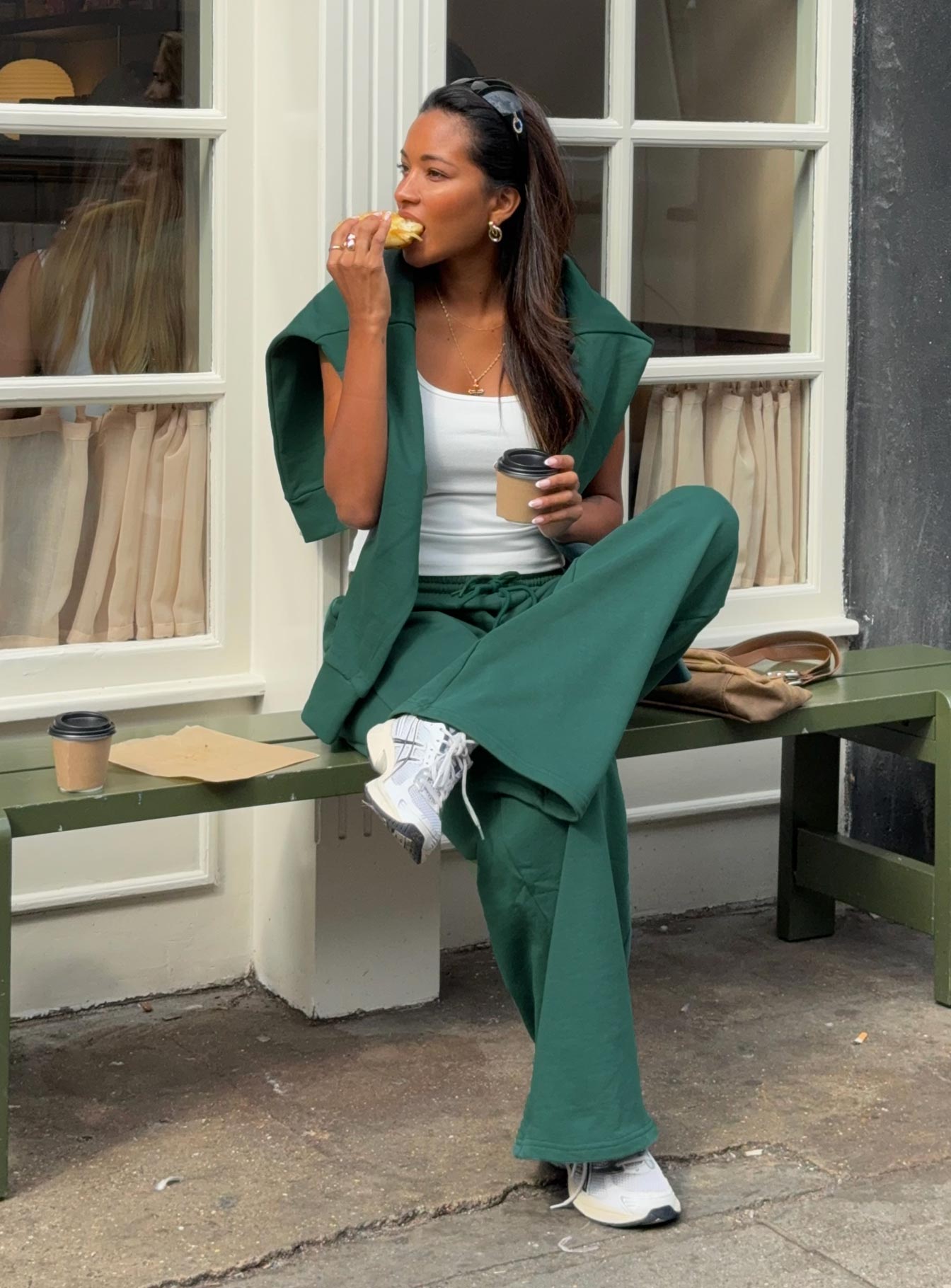 All Day Straight Leg Sweatpants Green、mySite、solidvoid