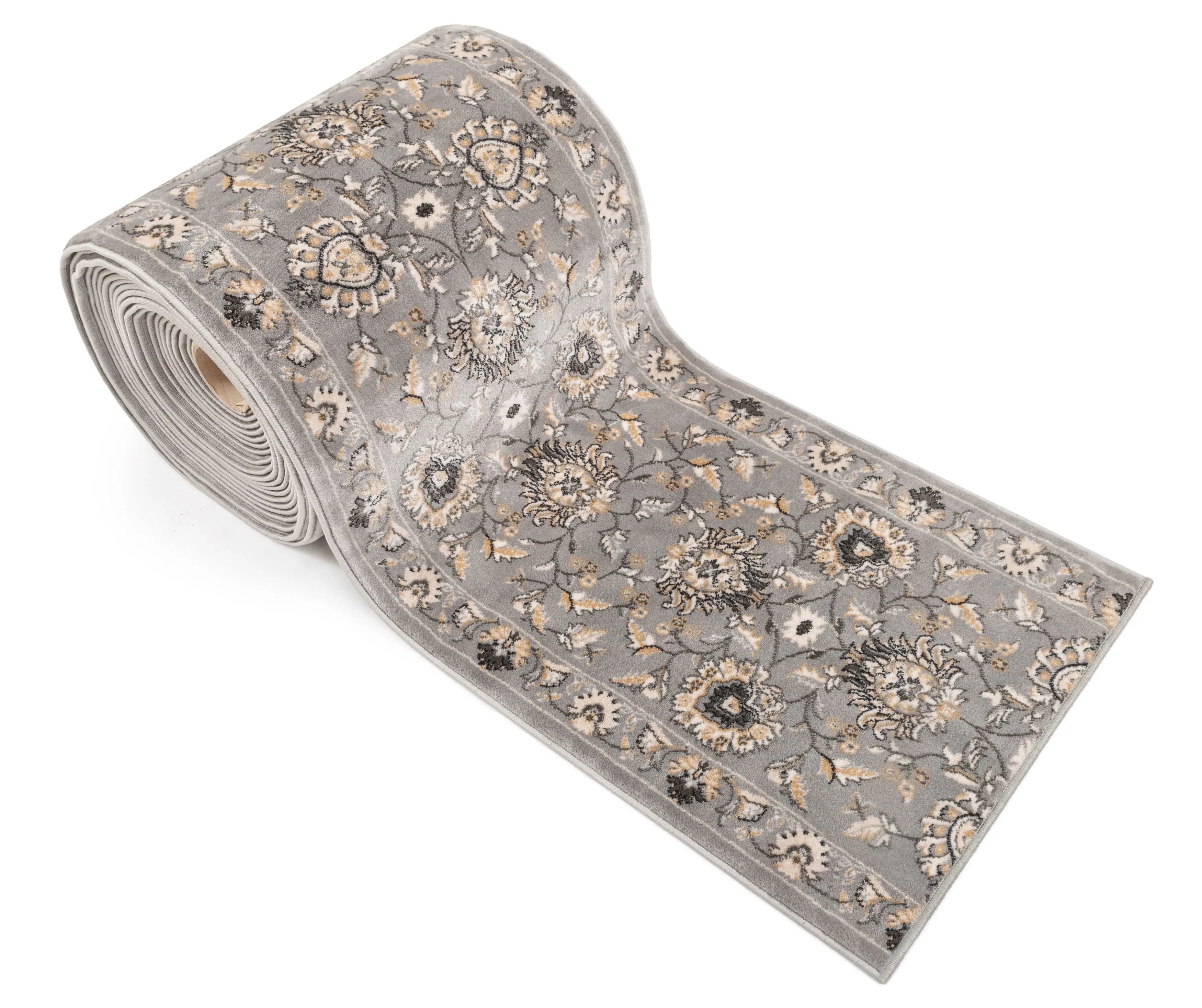 Abbasi Custom Size Runner Traditional Grey Choose Your Width x Choose Your Length Hallway Runner Rug、mySite、gigharbornorthrealestate