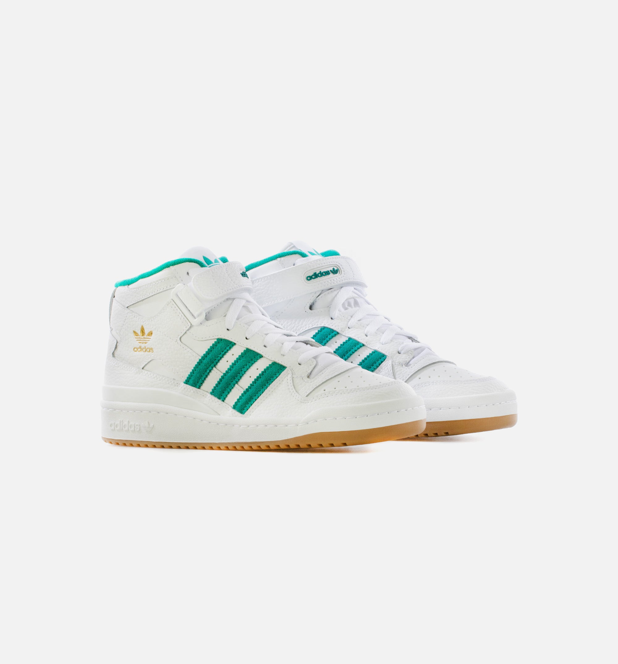 Forum Mid Mens Lifestyle Shoe - Cloud White/Gold Metallic/Gum、mySite、dreamappss