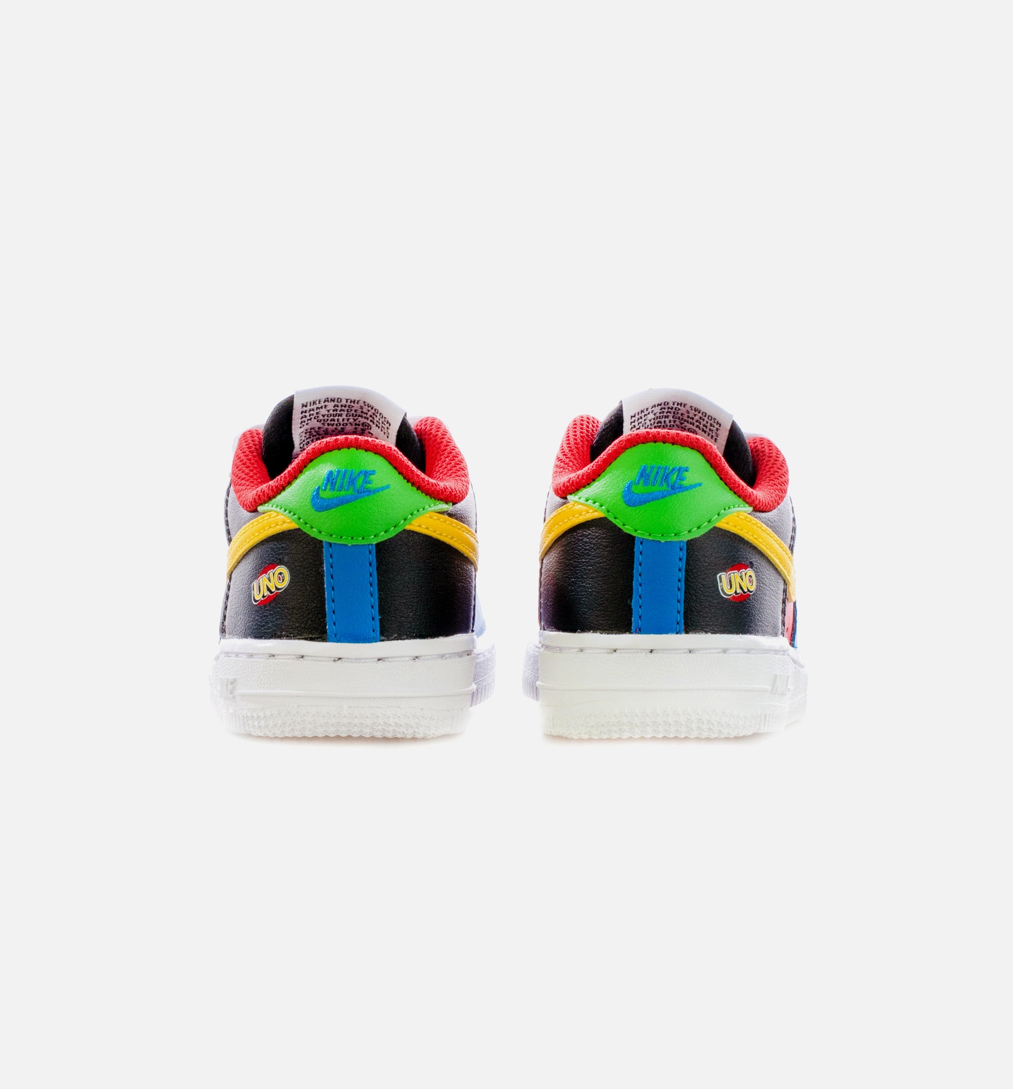 Air Force 1 UNO Infant Toddler Lifestyle Shoe - Black/Red/Multi Free Shipping、mySite、dreamappss