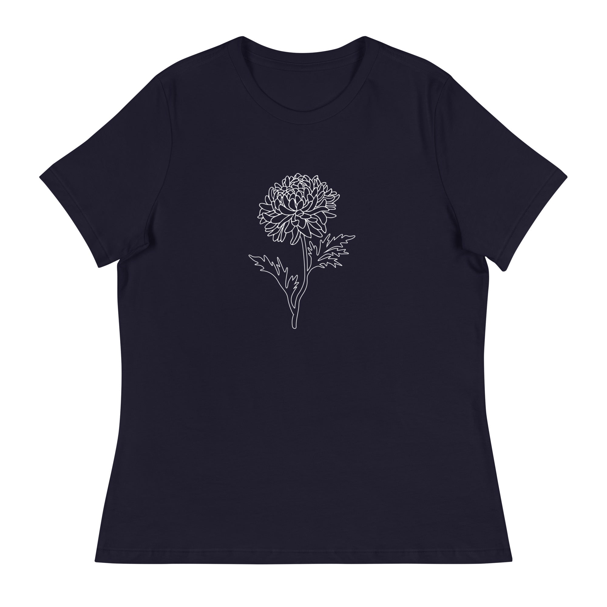 Chrysanthemum Women's Relaxed T-Shirt、mySite、camillekostekn