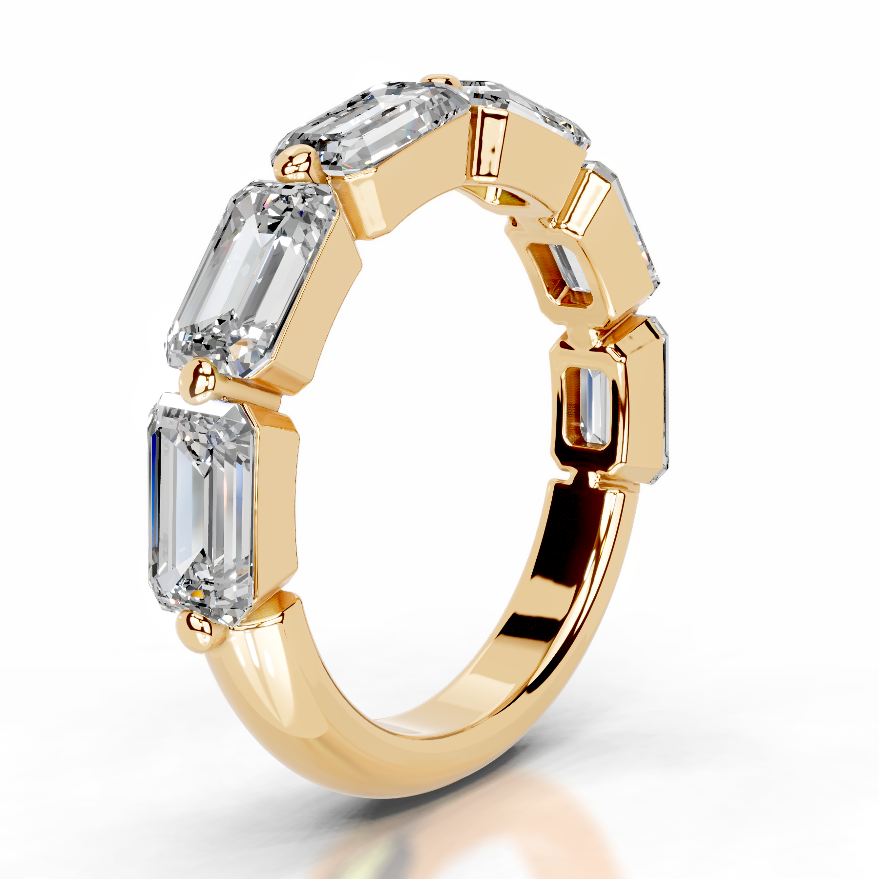 Quisha Diamond Wedding Ring (2 Carat) -18K Yellow Gold、mySite、hinf8tx79