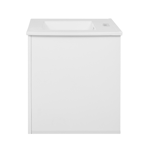 30" Vintage Bathroom Vanity with Ceramic Sink, with 3 Holes Single Ceramic Sink, Bathroom Storage Vanity Cabinet with 2 Soft Closing Doors、、xpatfood