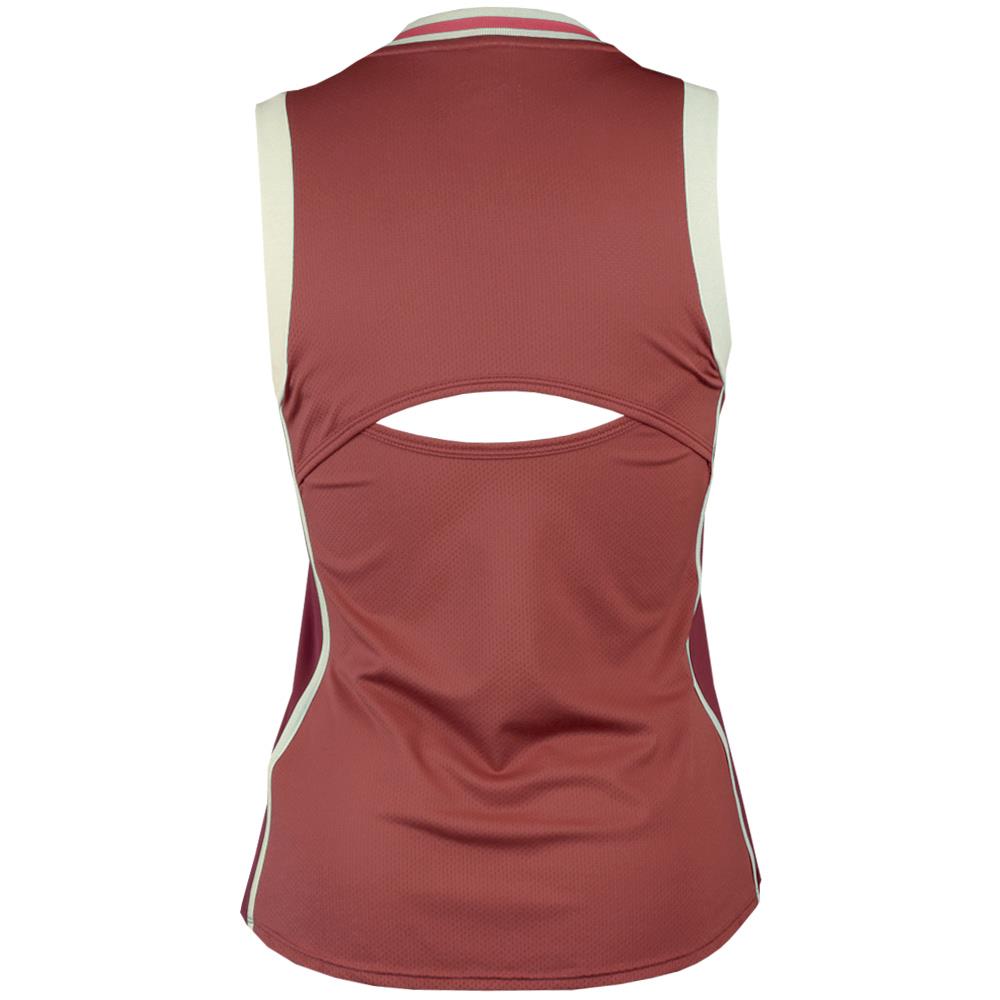 Asics Women's Match Tank - Red Snapper、mySite、neckold