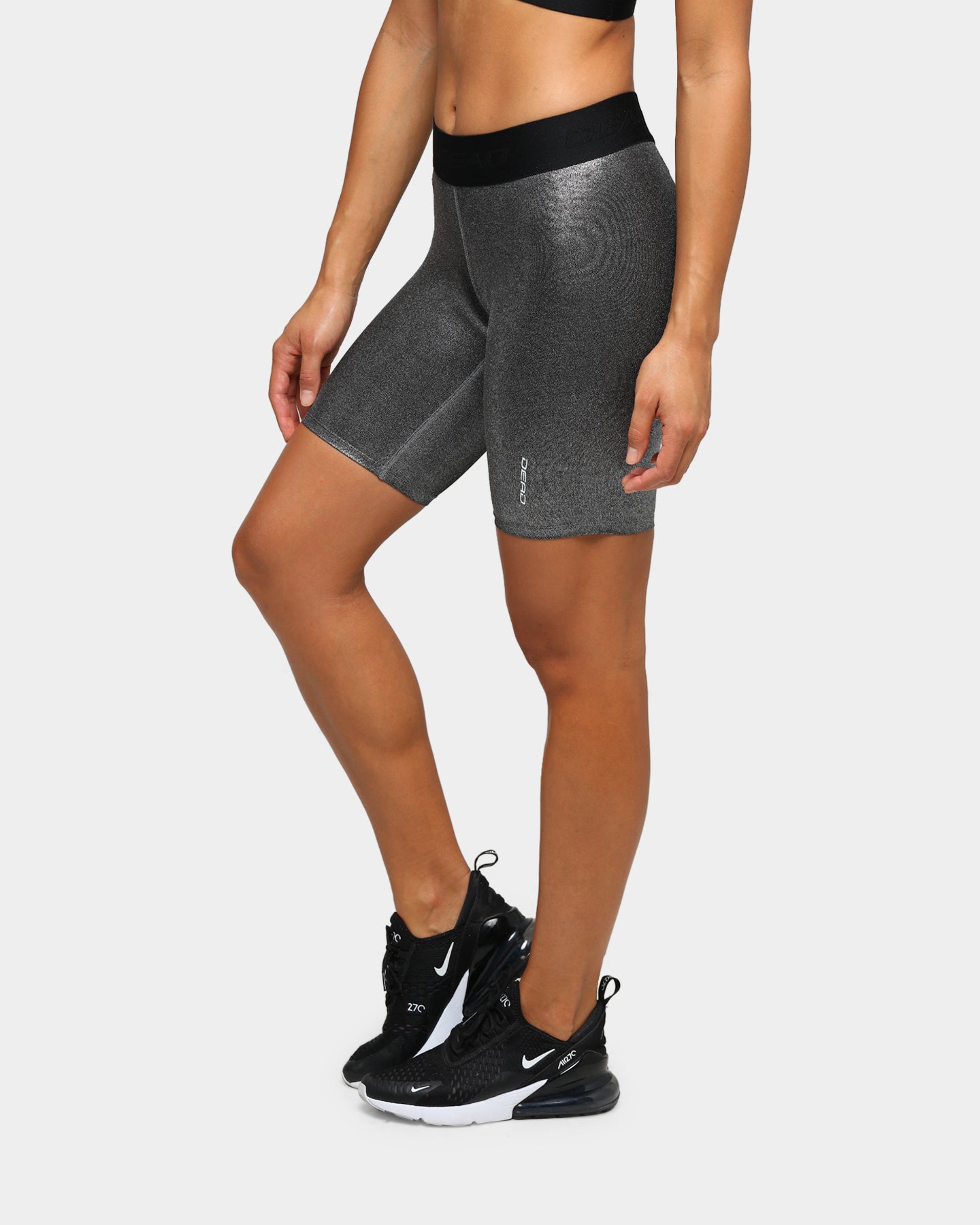 Dead Sport Women's Phantom Bike Shorts Silver/Black/Metallic、mySite、zt4zffjzw