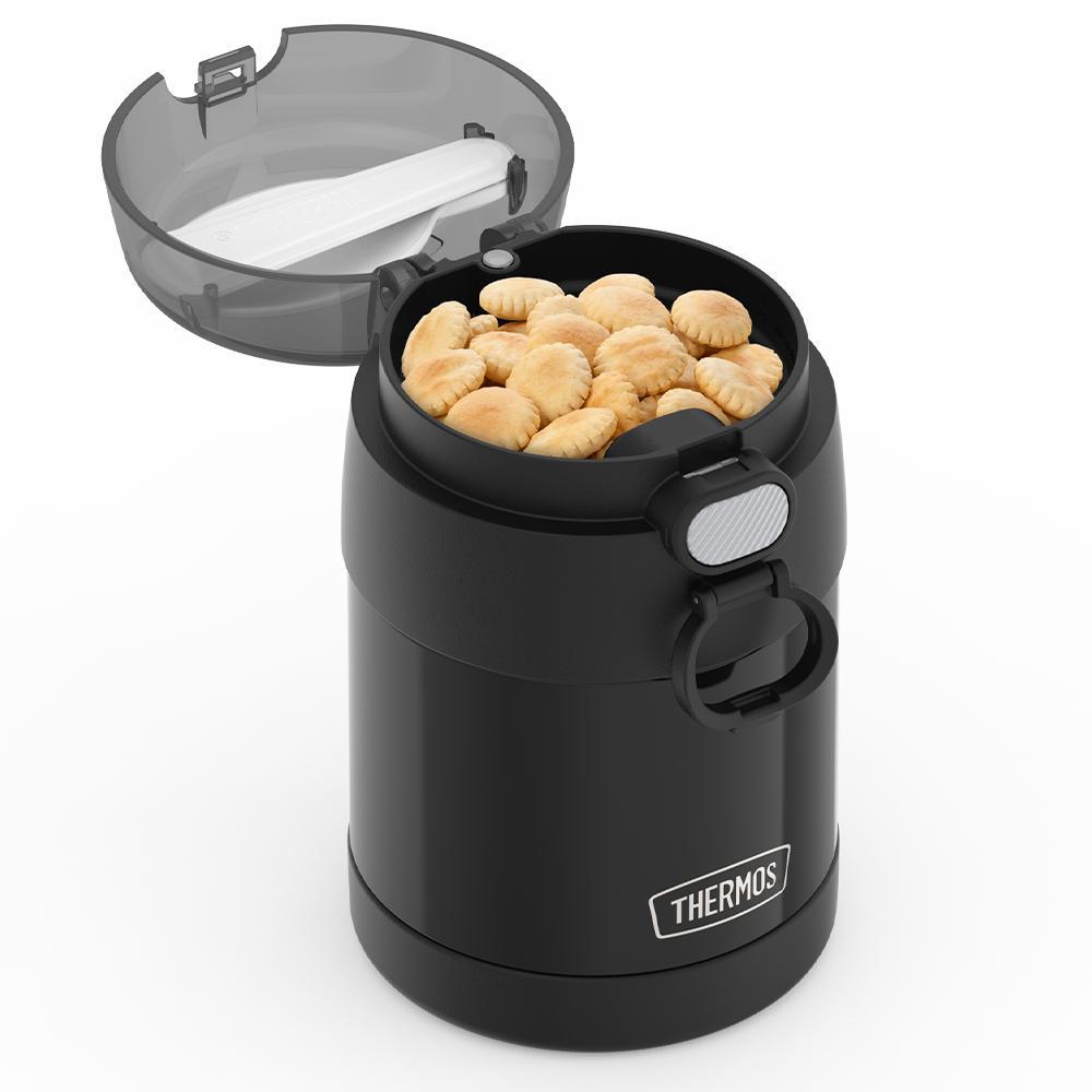 10oz FUNTAINER® FOOD JAR WITH SNACK TOP、mySite、noshort