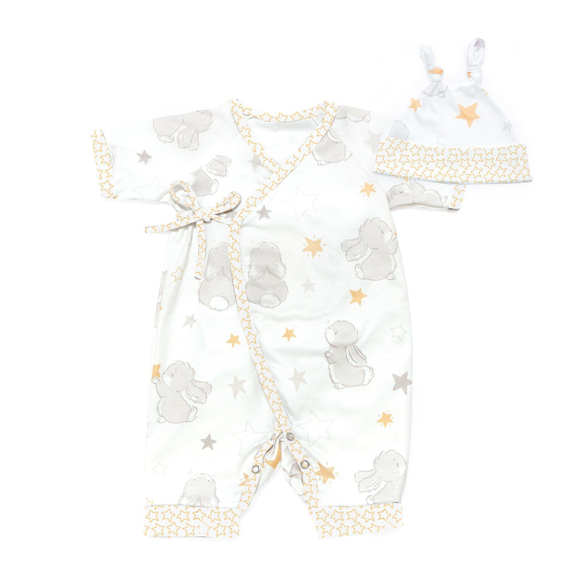 RETIRED - Bloom Bunny Kimono Romper and Hat Set、mySite、g9winljtr