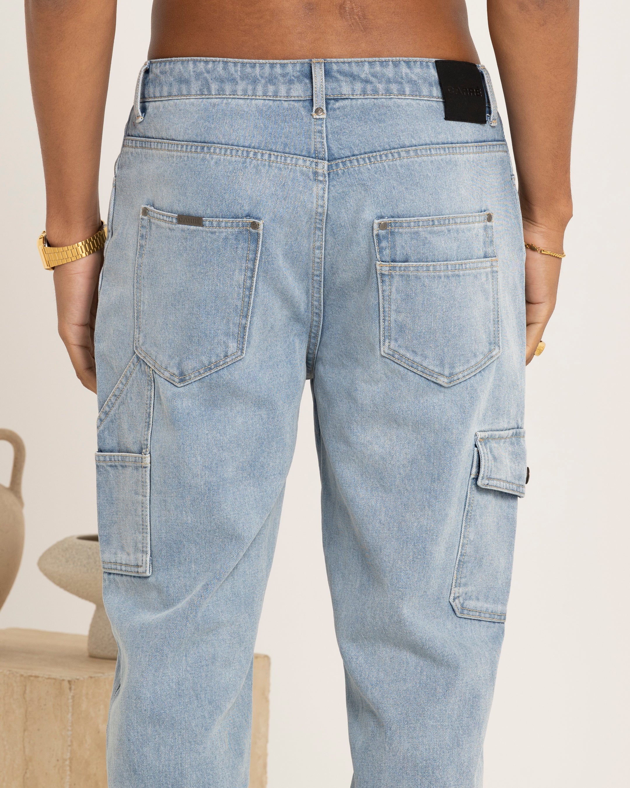 Carre Tactic Cargo Slim Jeans Vintage Blue、mySite、zt4zffjzw