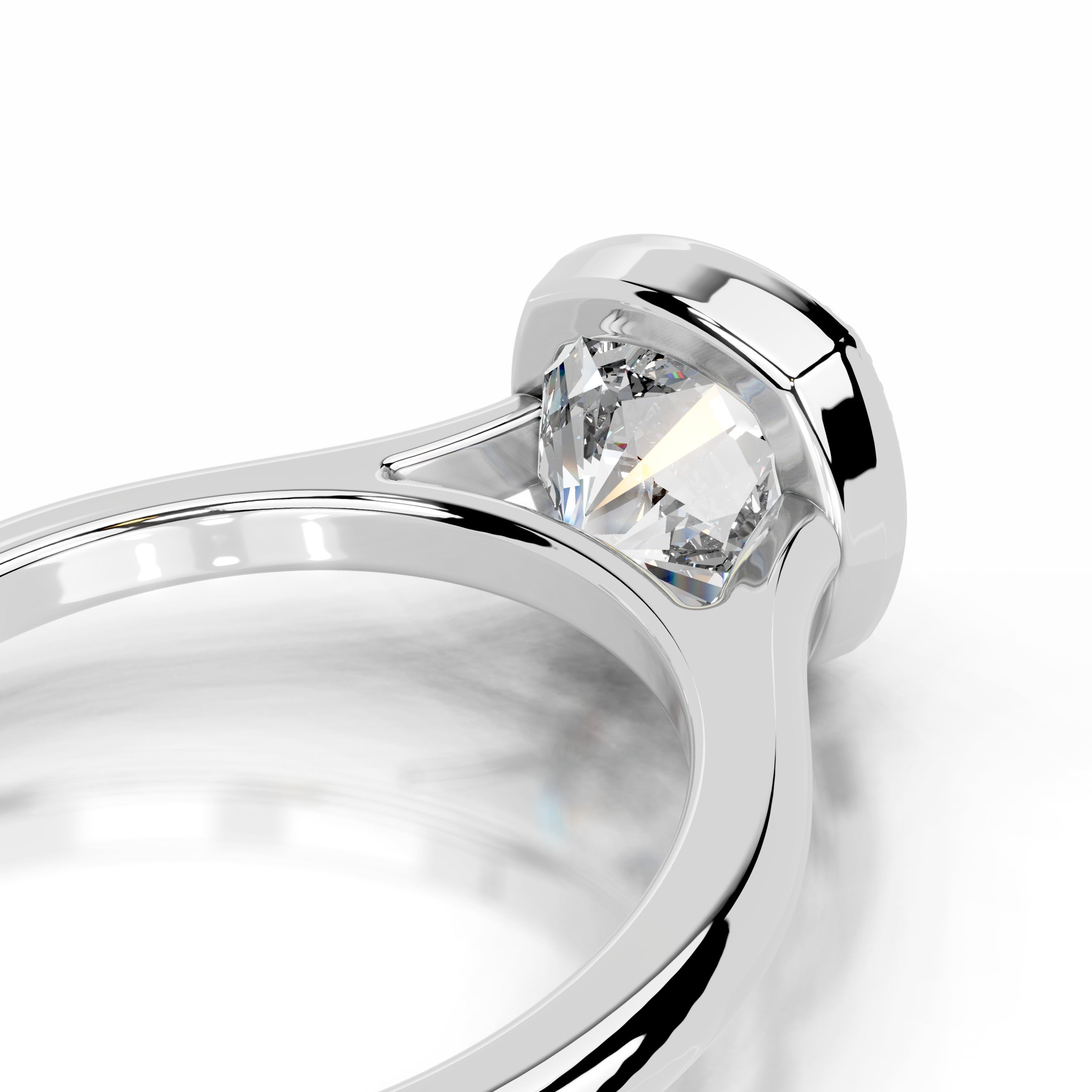 Matilda Diamond Engagement Ring - 18K White Gold、mySite、hinf8tx79