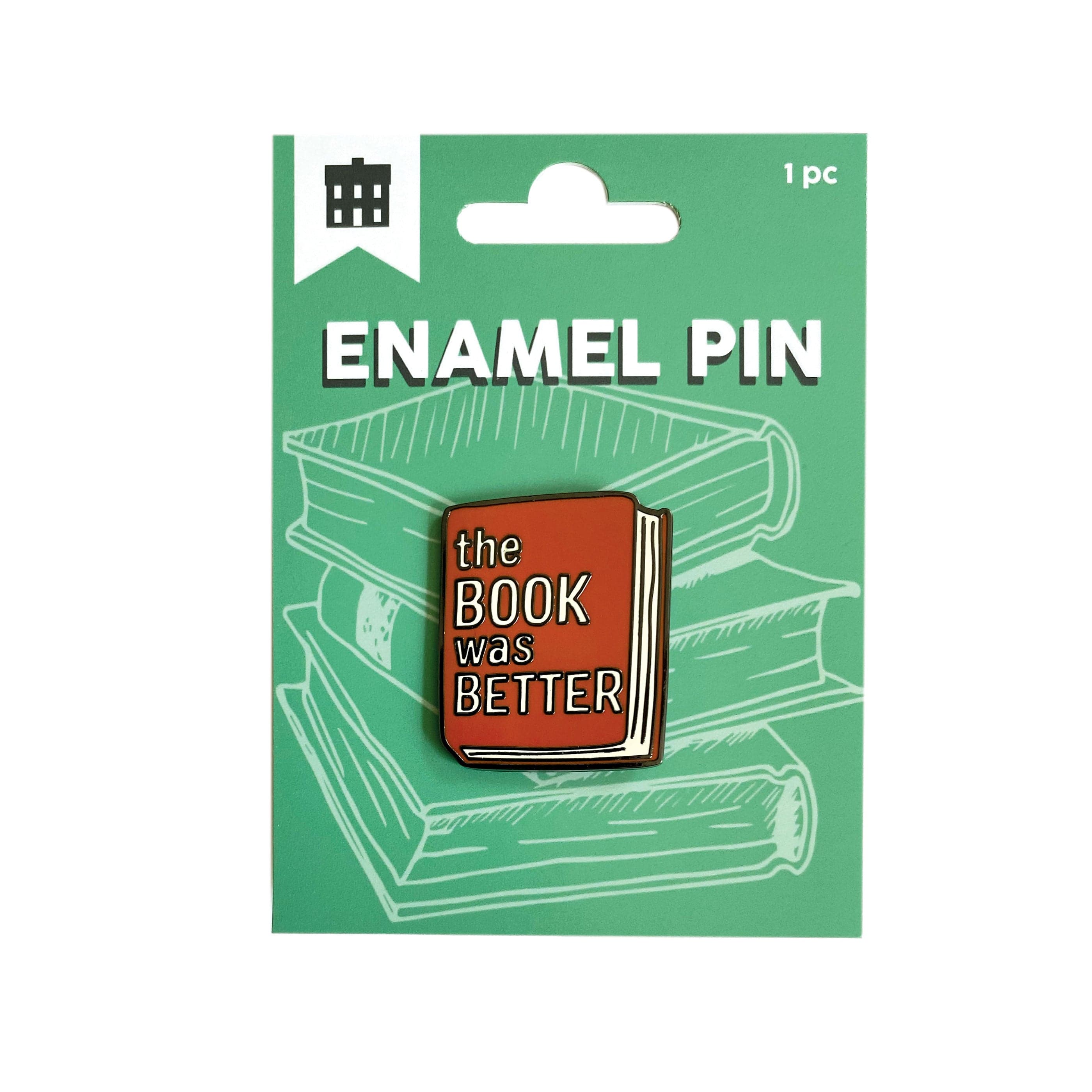  The Book Was Better Enamel Pin、mySite、ghnorth