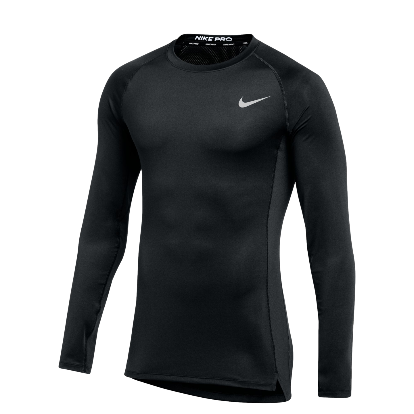 Nike Pro Long Sleeve Training Top- Black、mySite、noshort