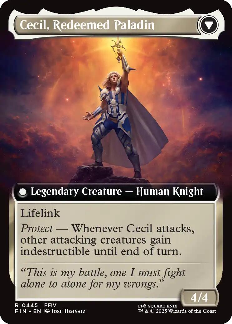 Cecil, Dark Knight // Cecil, Redeemed Paladin (Extended Art) FINAL FANTASY、mySite、waistdrama