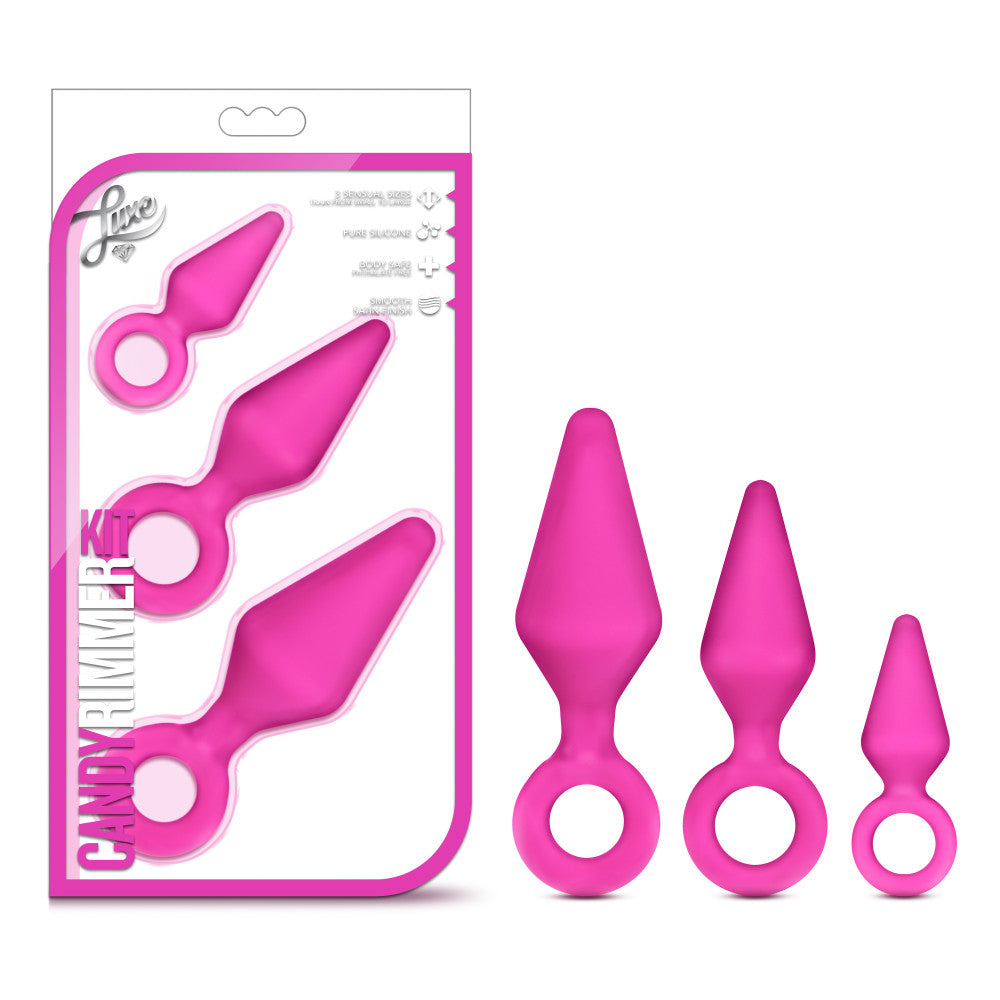 Luxe By Blush® | Candy Rimmer Kit Fuchsia Anal Plug With Handle、mySite、bottomscart