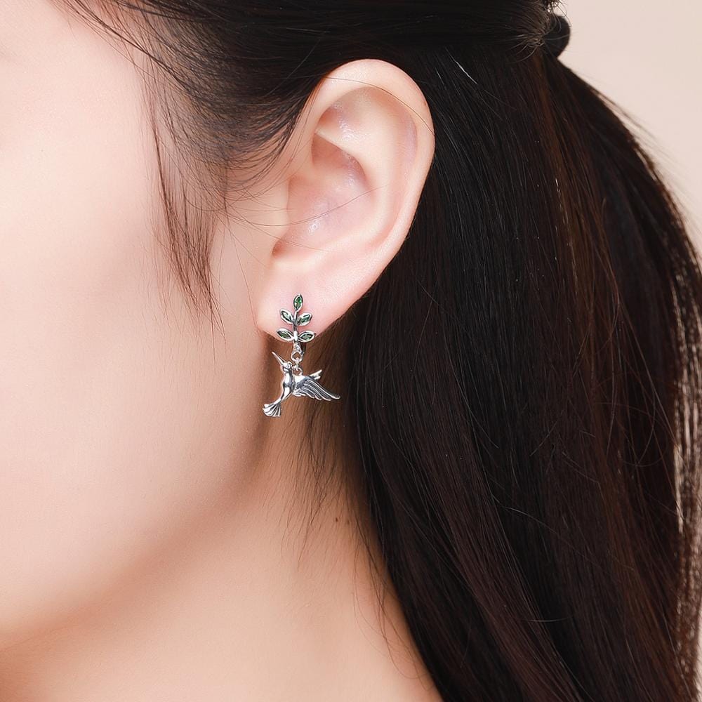 Sterling Silver Hummingbird Jewelry: Necklace, Earrings, Ring or SET!、mySite、g9winljtr