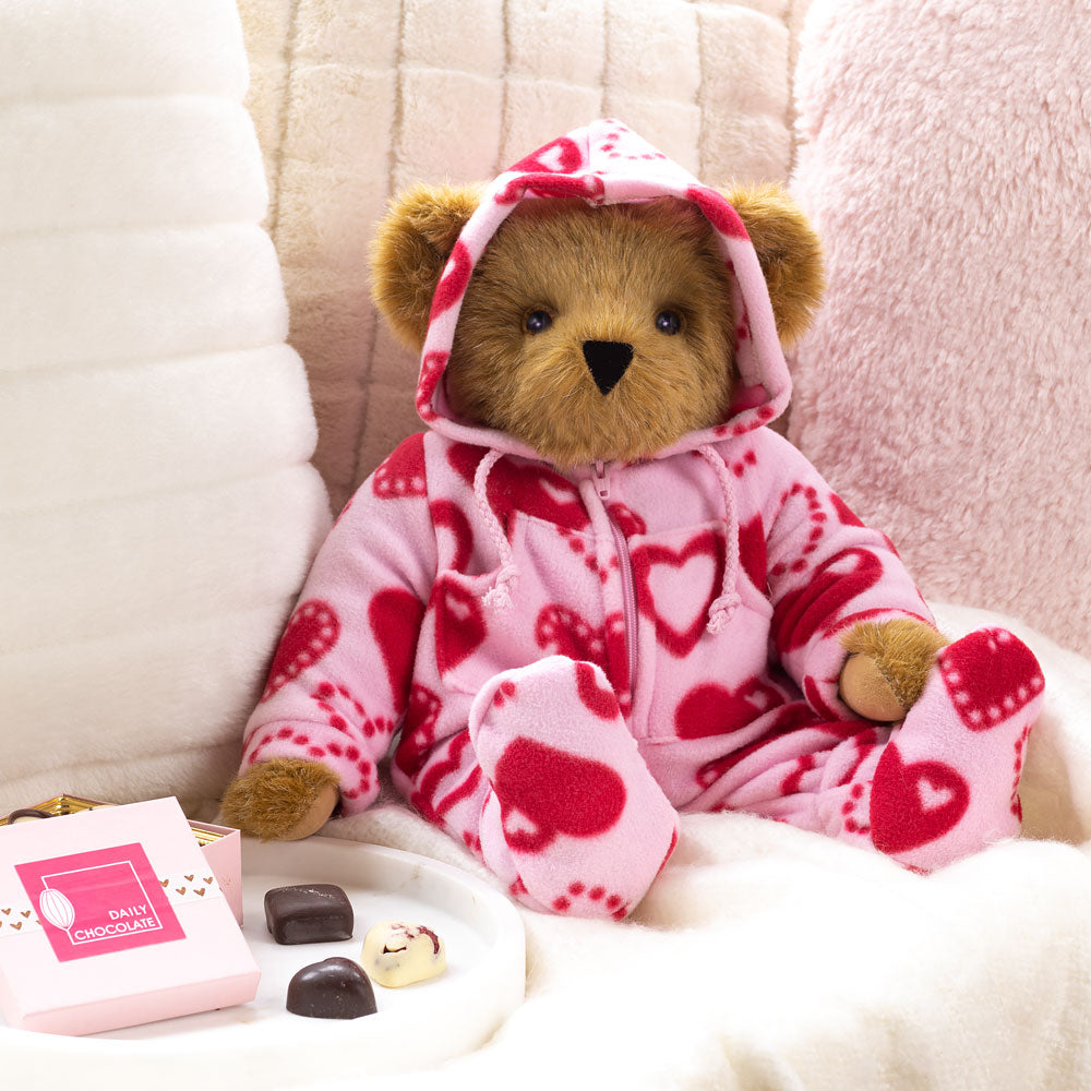 15 In. Hoodie-Footie Sweetheart Bear、mySite、pszhyizbm