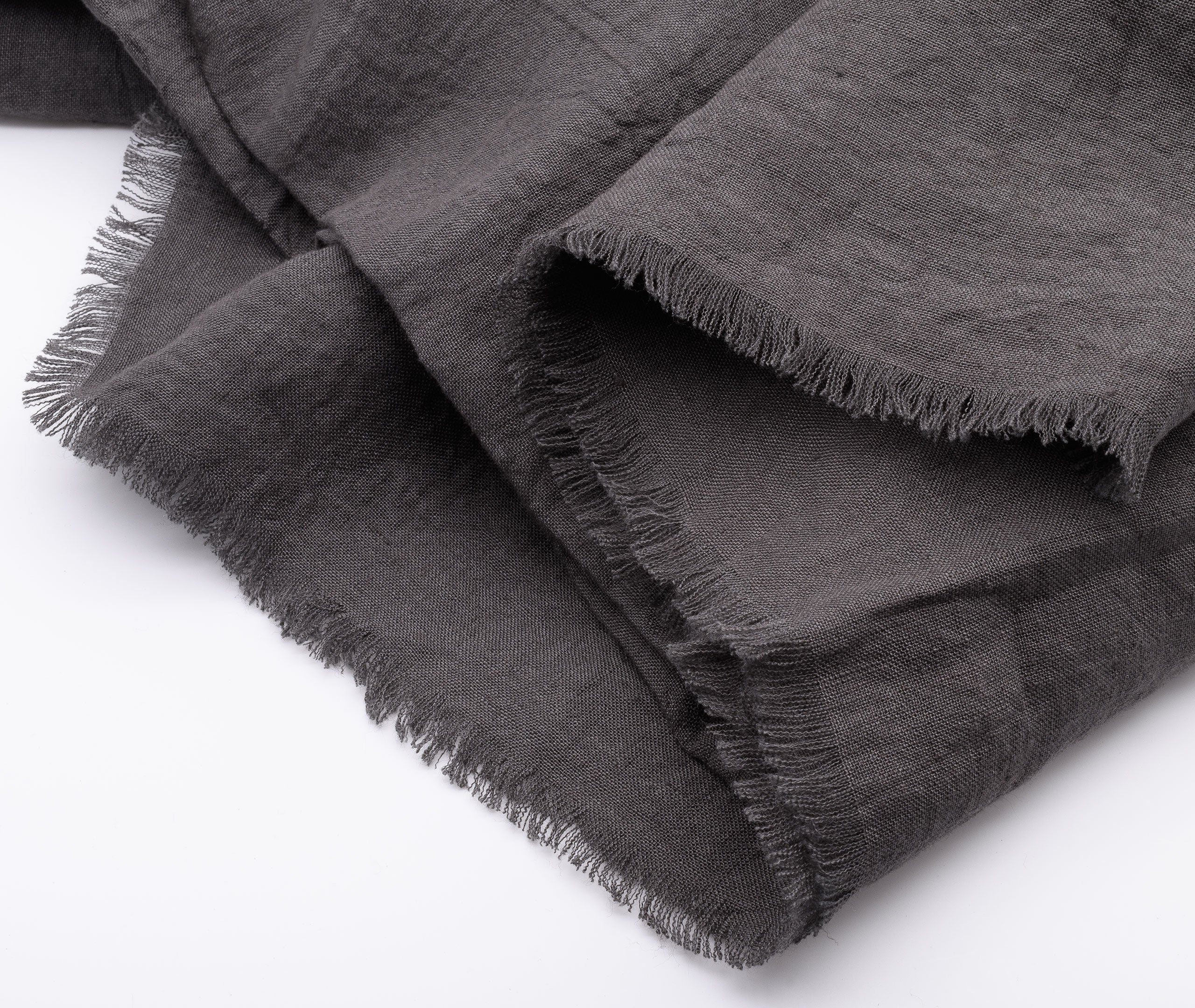 Linen Scarf - Charcoal、mySite、topwebapps