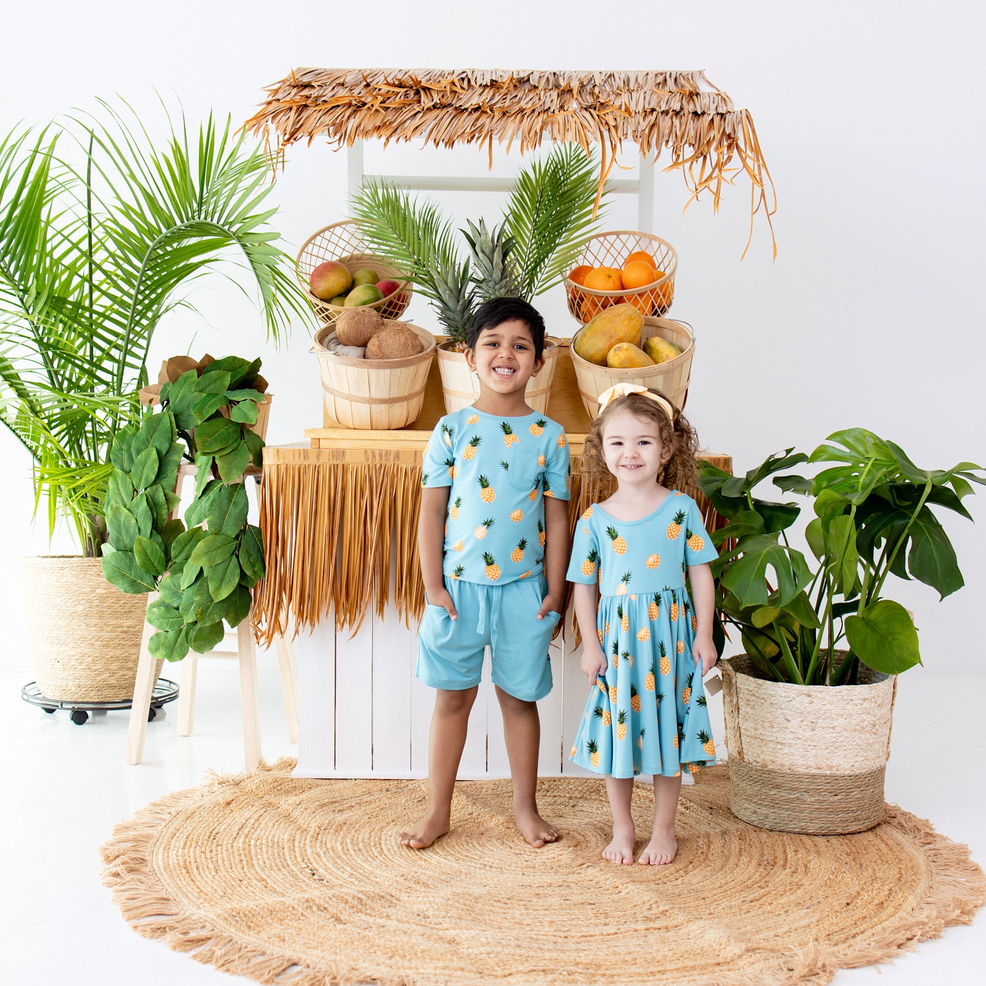  Toddler Crew Neck Tee in Pineapple、mySite、layawaytickets