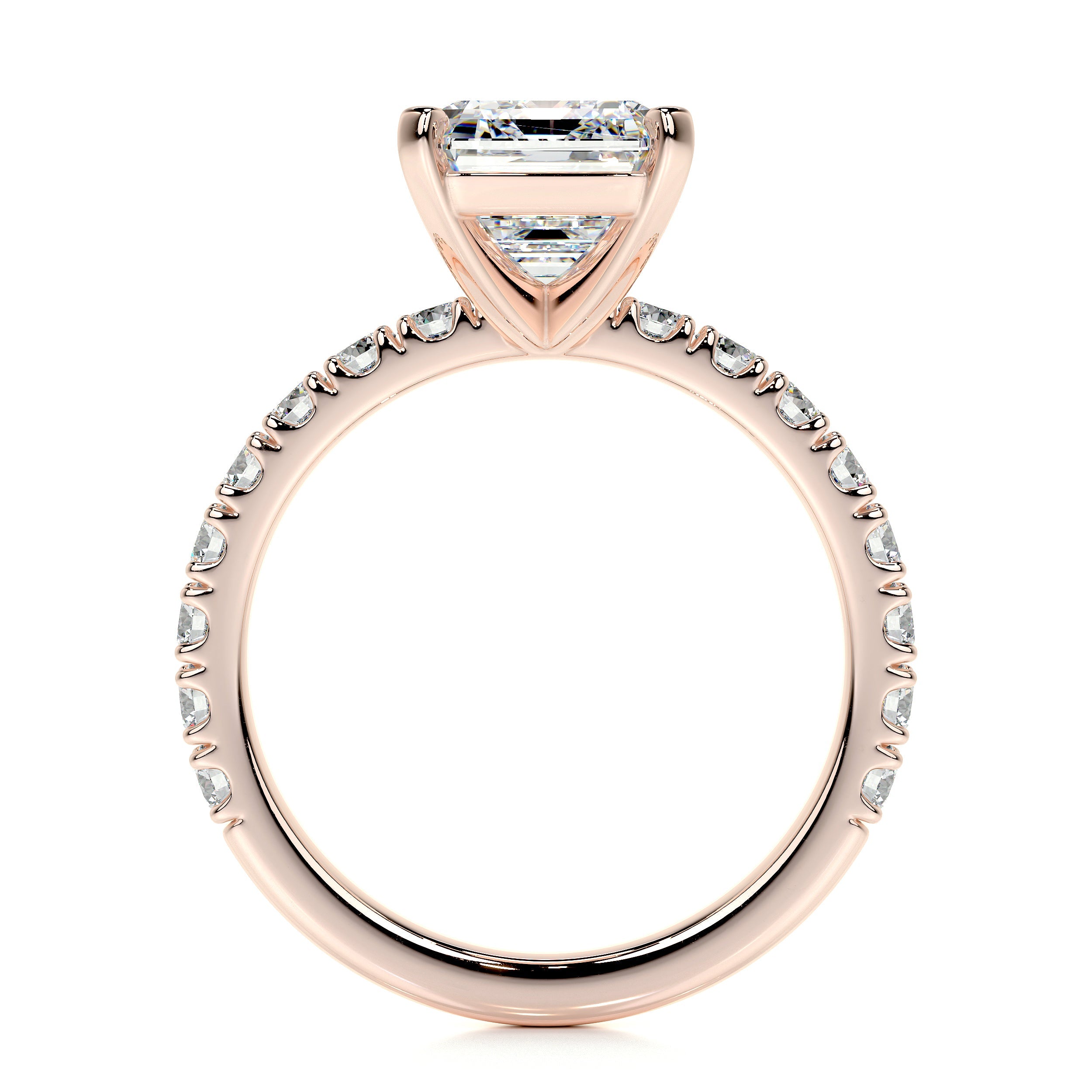 Royal Lab Grown Diamond Ring -14K Rose Gold、mySite、hinf8tx79