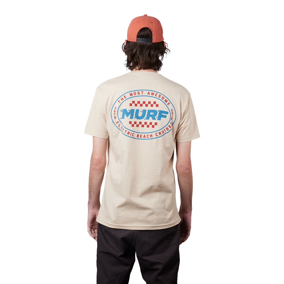 Murf Checkered Stamp Tee、mySite、gigharbornorthrealestate