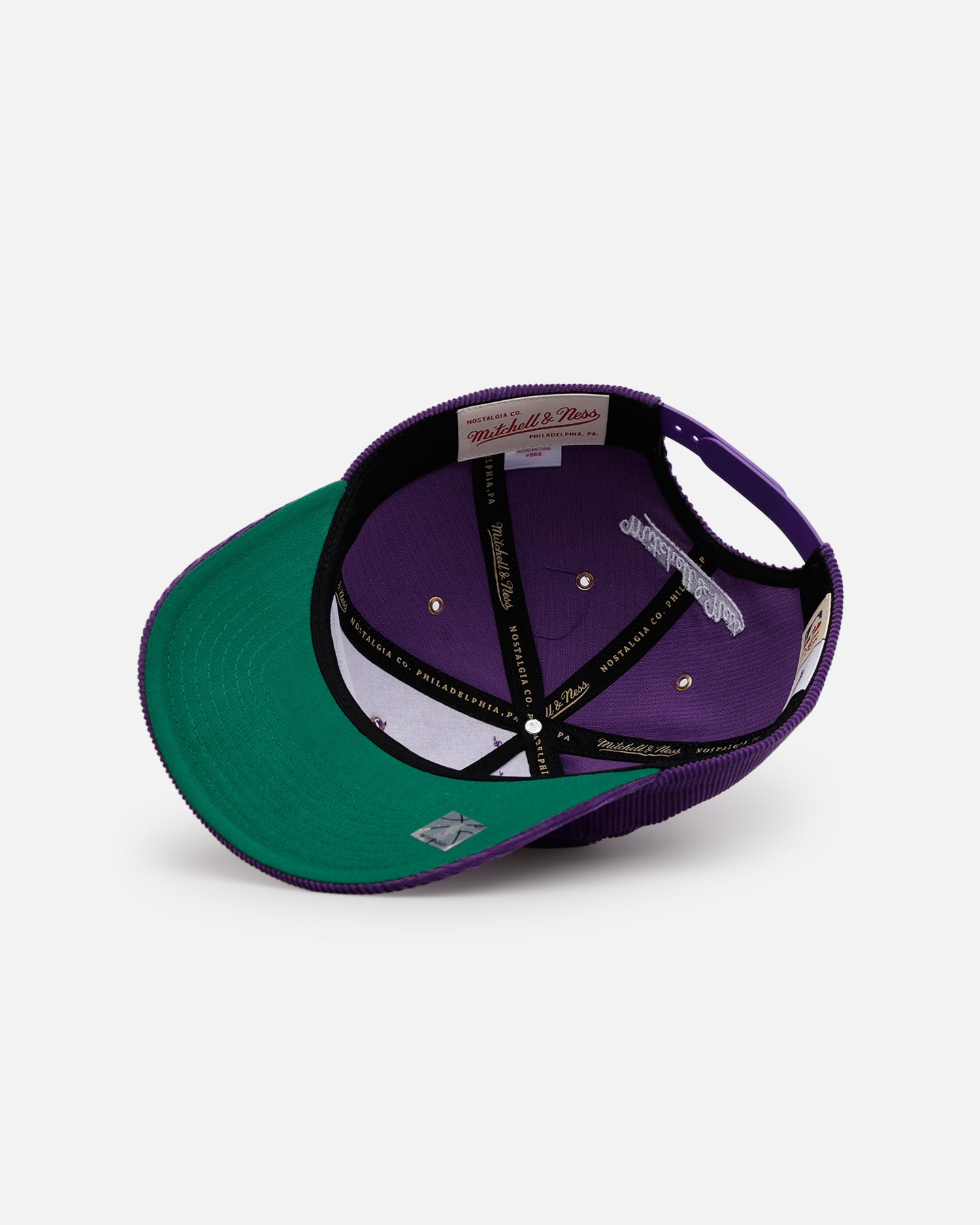 Mitchell & Ness Los Angeles Lakers 'Worldwide' Deadstock Corduroy Snapback Purple、mySite、zt4zffjzw