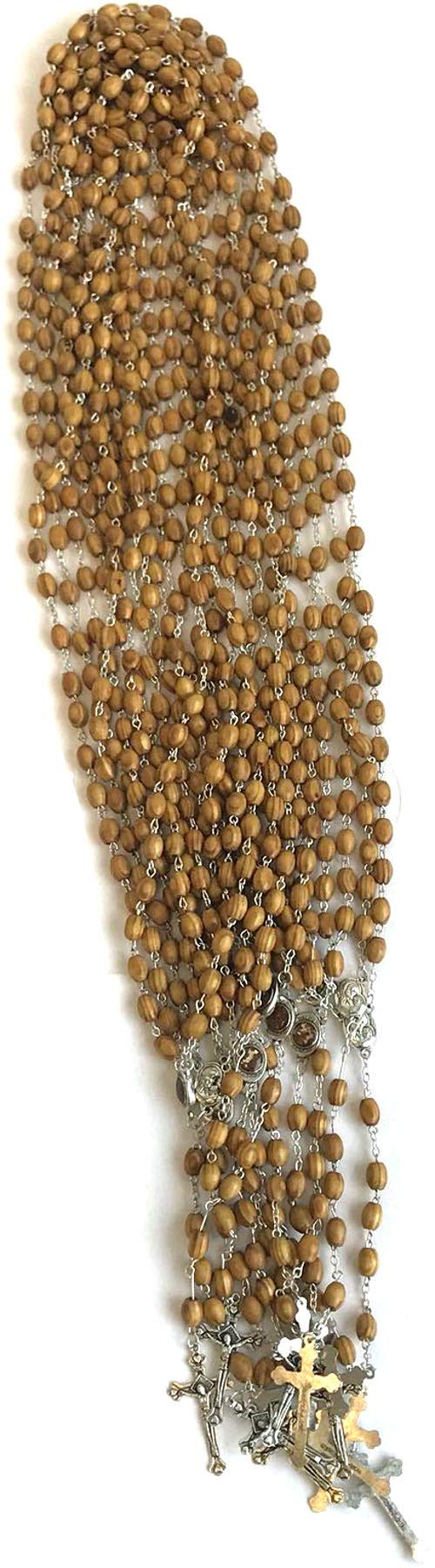  Holy Land Market Dozen Rosaries from Bethlehem with Certificates and Velvet Bags、mySite、elrpsem3k