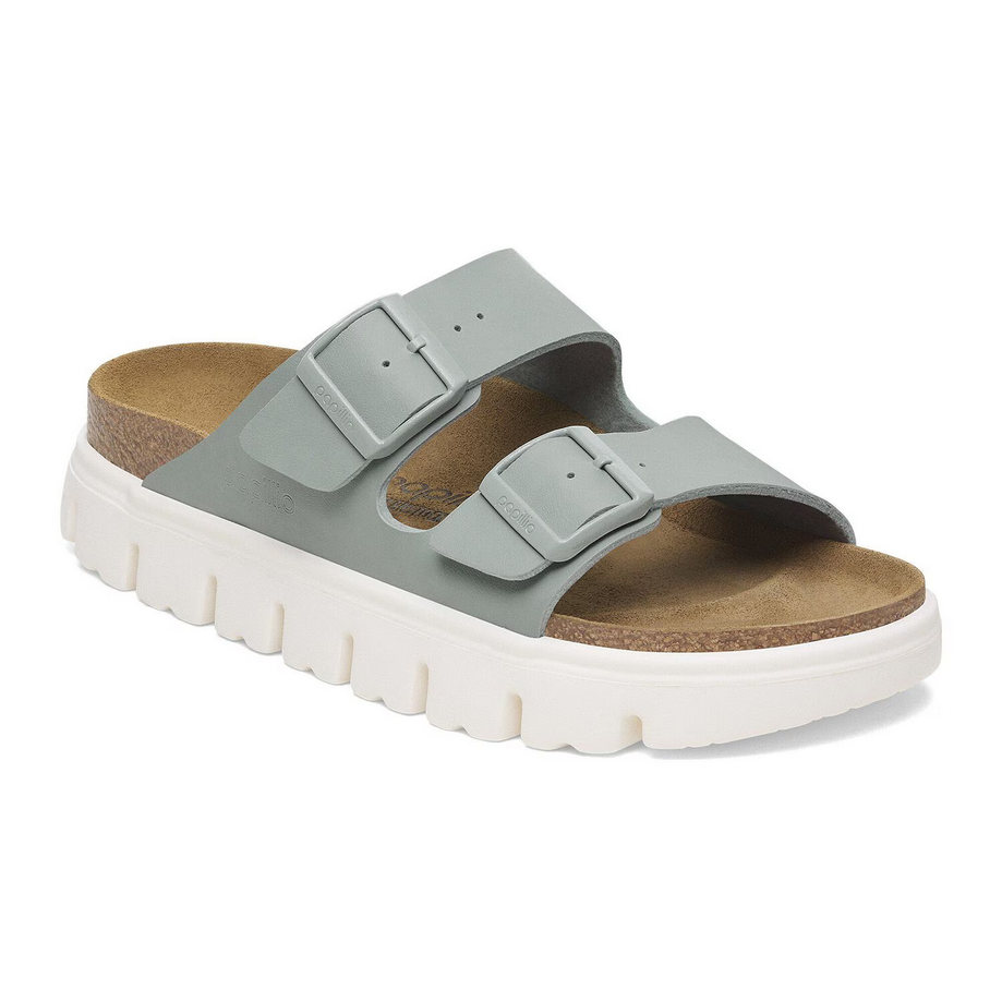  Papillio by Birkenstock Women's Arizona Birko-Flor Chunky Sandal - Pure Sage、mySite、preschool7hills