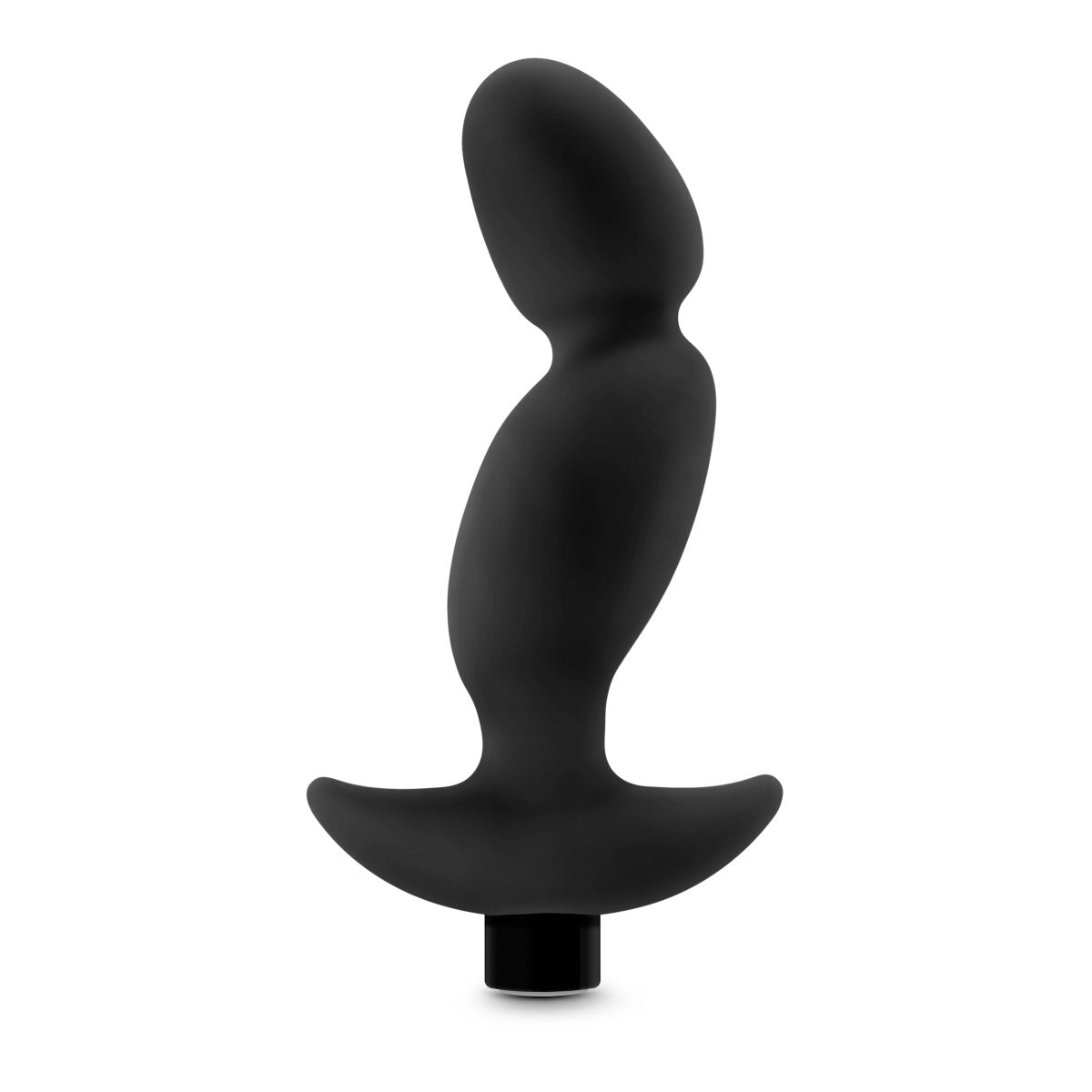 Anal Adventures Platinum By Blush® | Prostate Massager 04 Black 6.5-Inch Vibrating Rechargeable Anal Plug、mySite、bottomscart