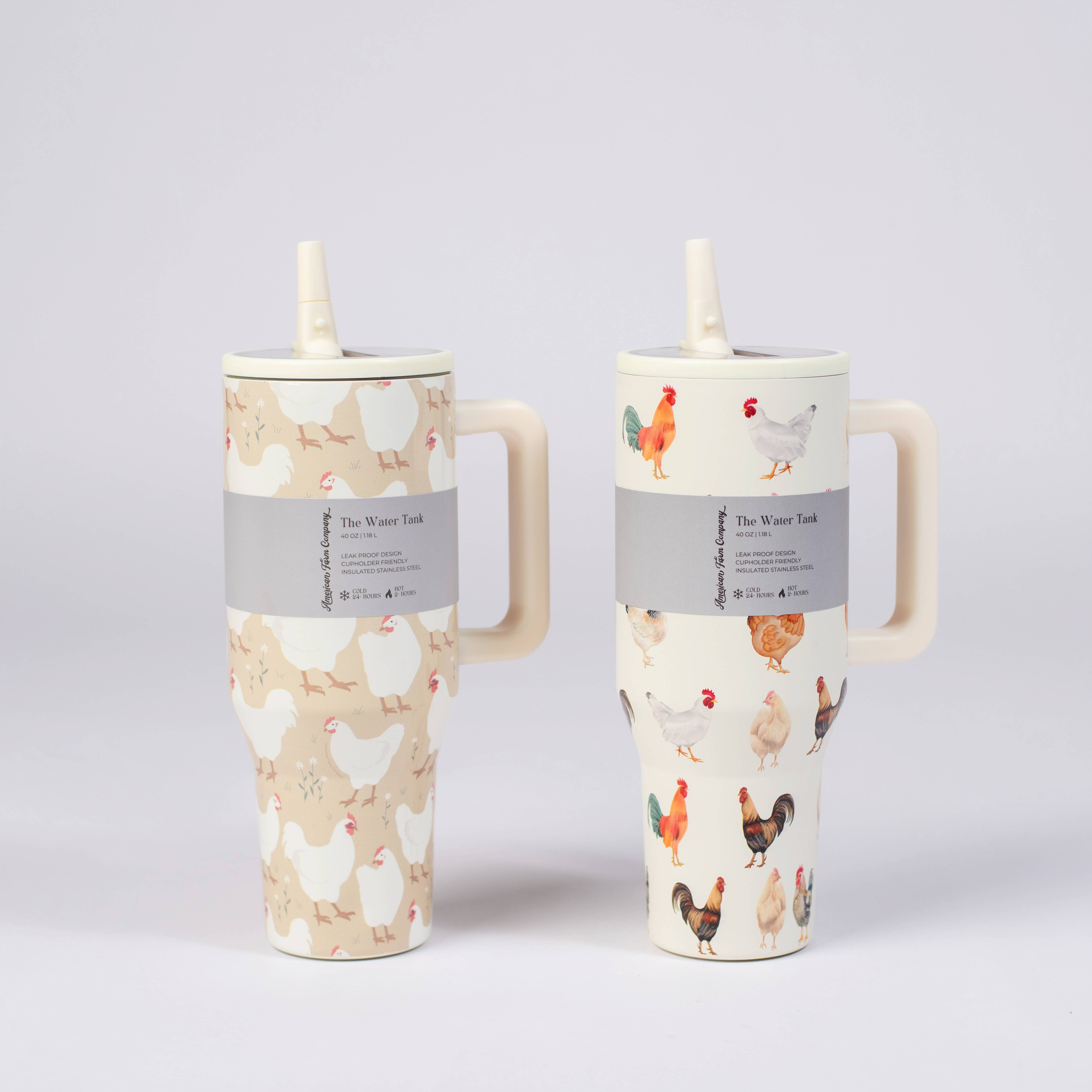 Chicken 40oz Stainless Steel Spill Proof Insulated Tumbler、mySite、g9winljtr