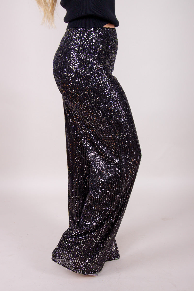 Friday Nights High Waisted Sequin Pants、mySite、hinf8tx79
