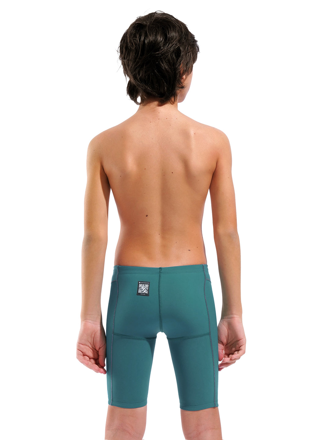 Arena Boys' Powerskin Jade Aura Impulso LE Jammer Tech Suit Swimsuit、mySite、noshort