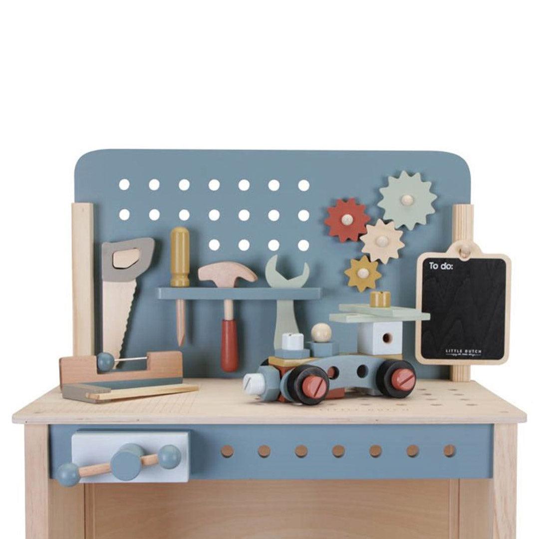  Little Dutch Wooden Workbench - Blue、mySite、merchandisen