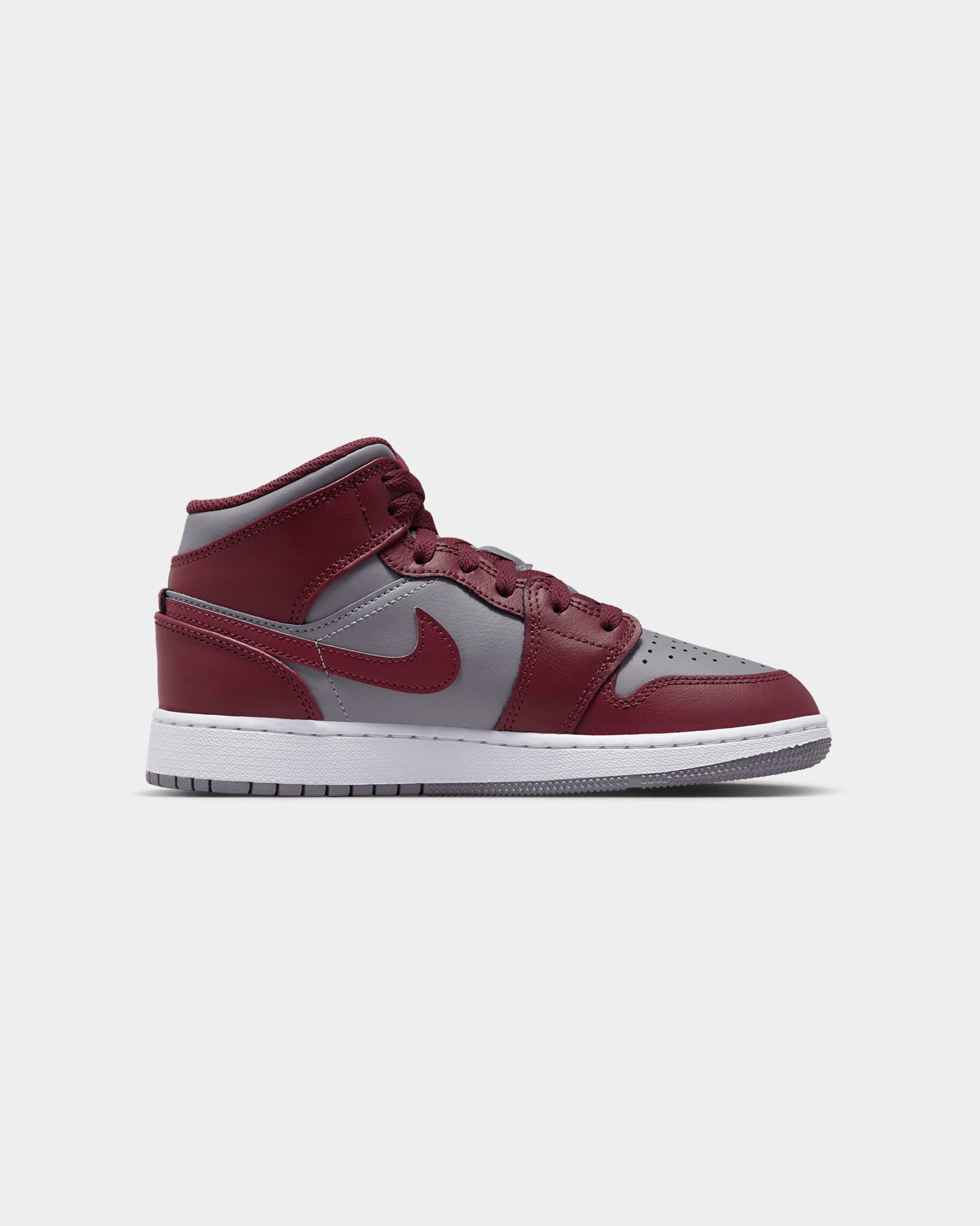 Jordan Kids' Air Jordan 1 Mid (GS) Bordeaux Cherrywood Red、mySite、zt4zffjzw