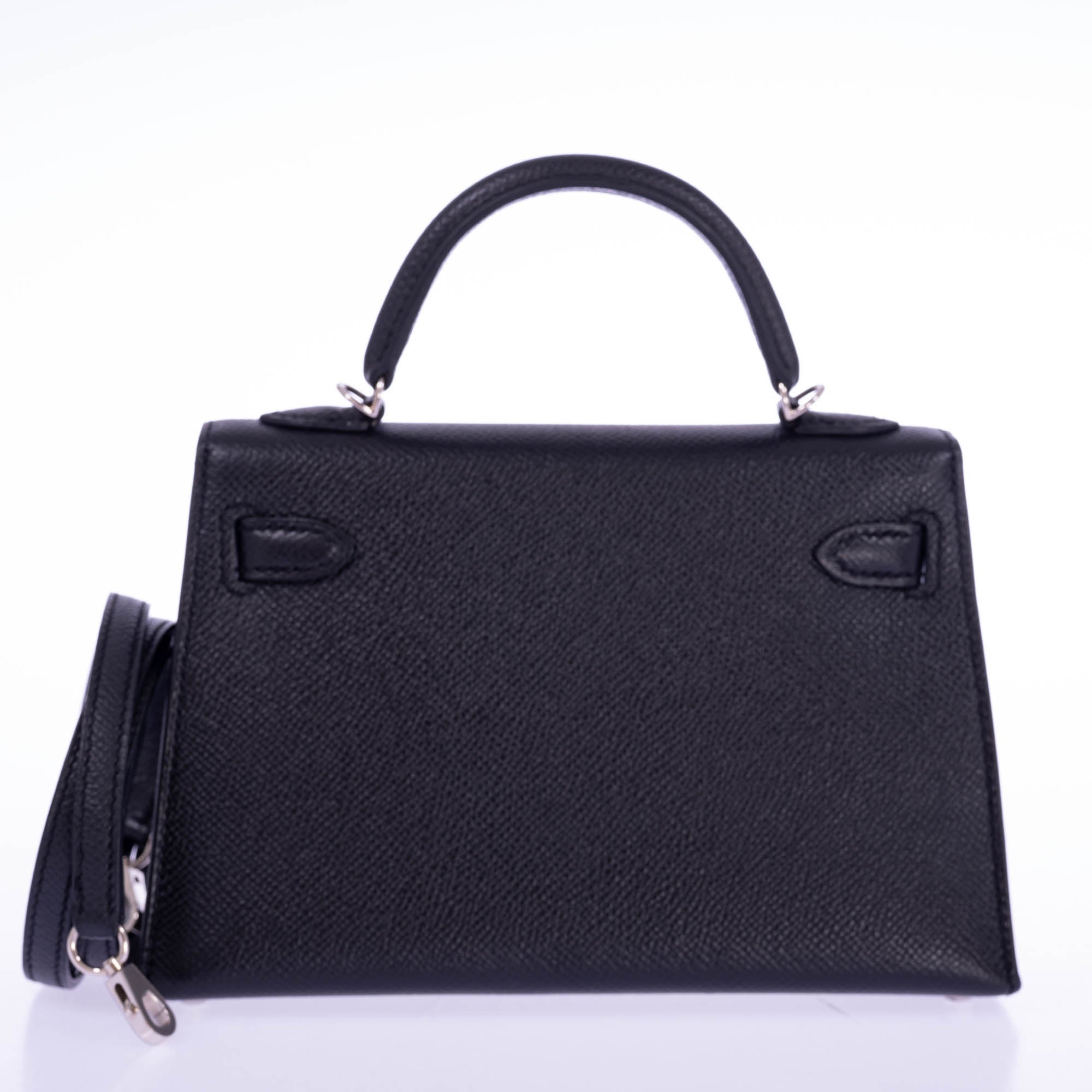 Hermès Kelly 20 Mini II Sellier Black Epsom Palladium、mySite、garminoutage.com