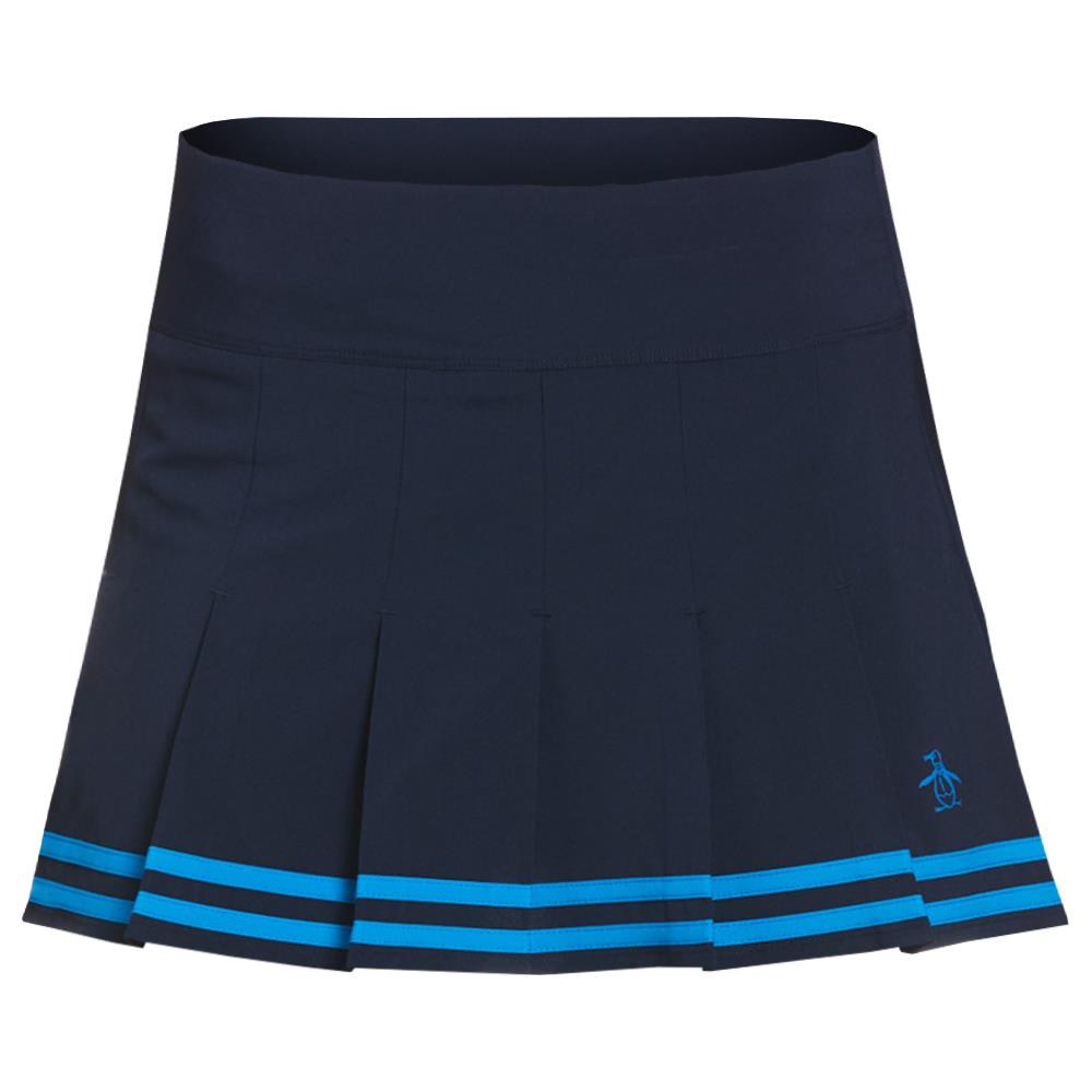Penguin Women's Essential Pleated Woven Skort - Black Iris