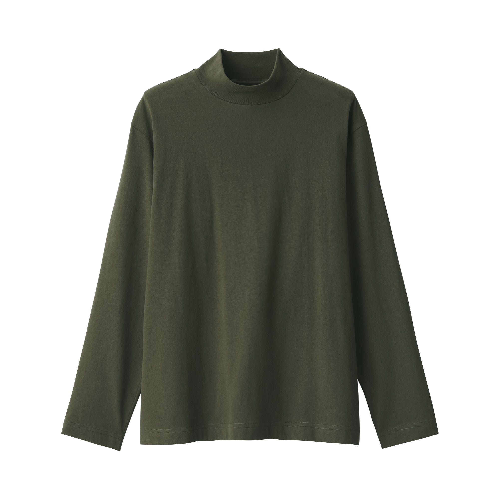  Men's Brushed High Neck Long Sleeve T-Shirt、mySite、sugarbowlscore