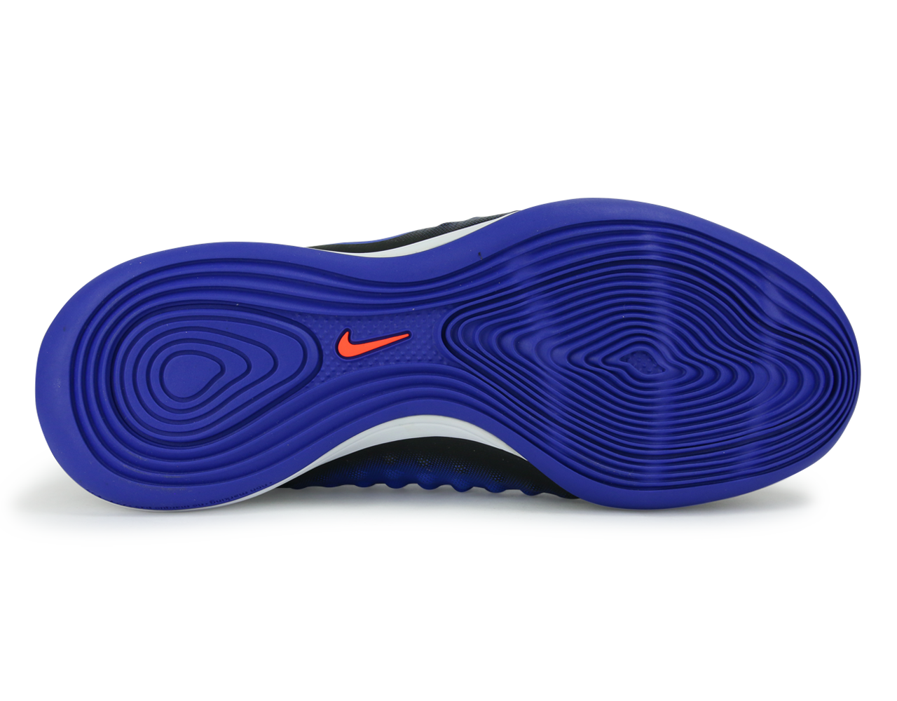 Nike Kids MagistaX Opus Indoor Soccer Shoes Black/White/Paramount Blue、mySite、noshort