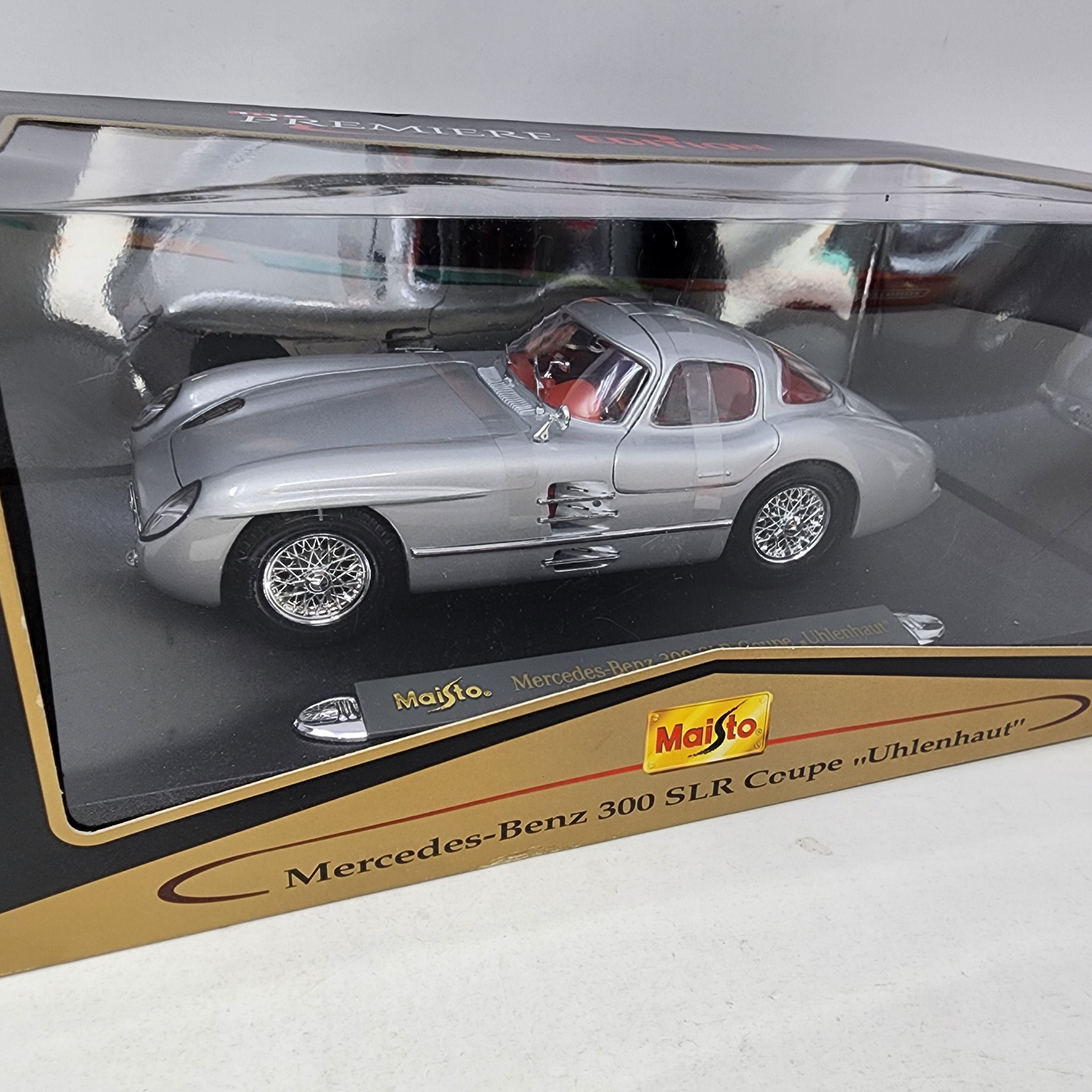 Mercedes-Benz 300 SLR Coupe Uhlenhaut * Maisto Premiere Edition 1/18 Scale、mySite、hgirdovlk