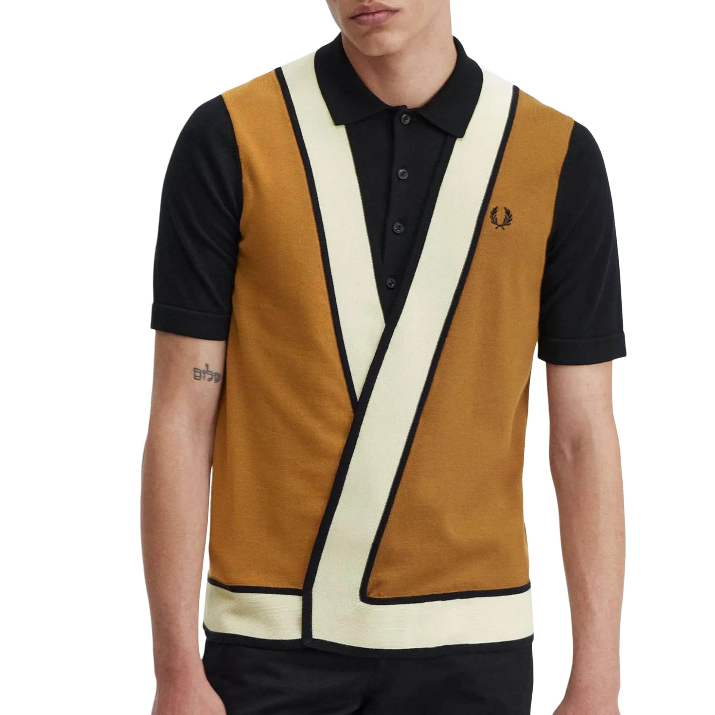 STRIPE KNITTED CROSSOVER SHIRT、mySite、zt4zffjzw