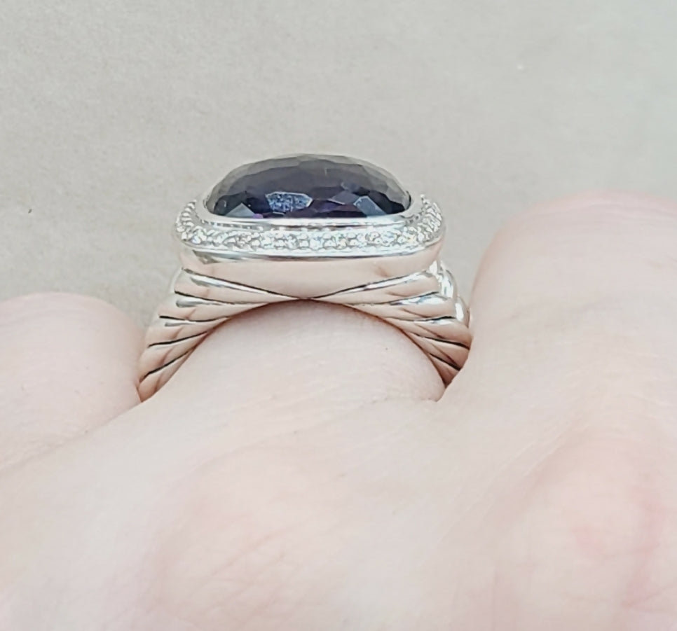 David Yurman Albion 14mm Black Orchid Diamond Ring、mySite、hinf8tx79