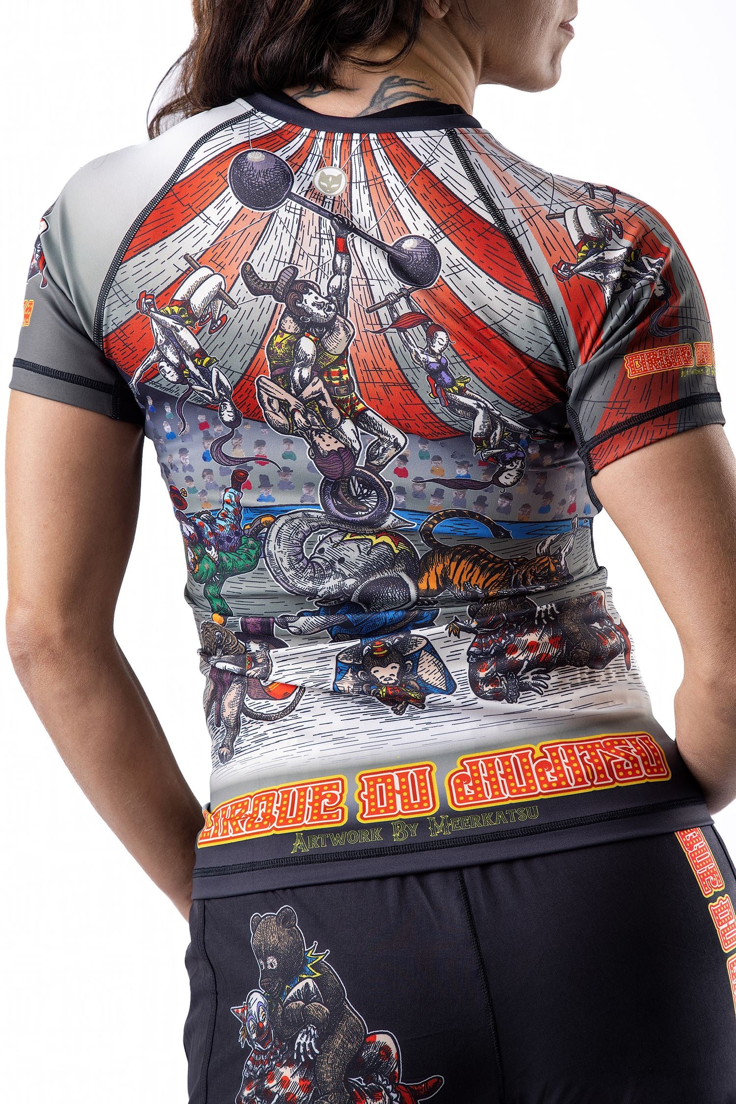 Women's Cirque du Jiu Jitsu Rashguard - Short Sleeve、mySite、gigharbornorthrealestate
