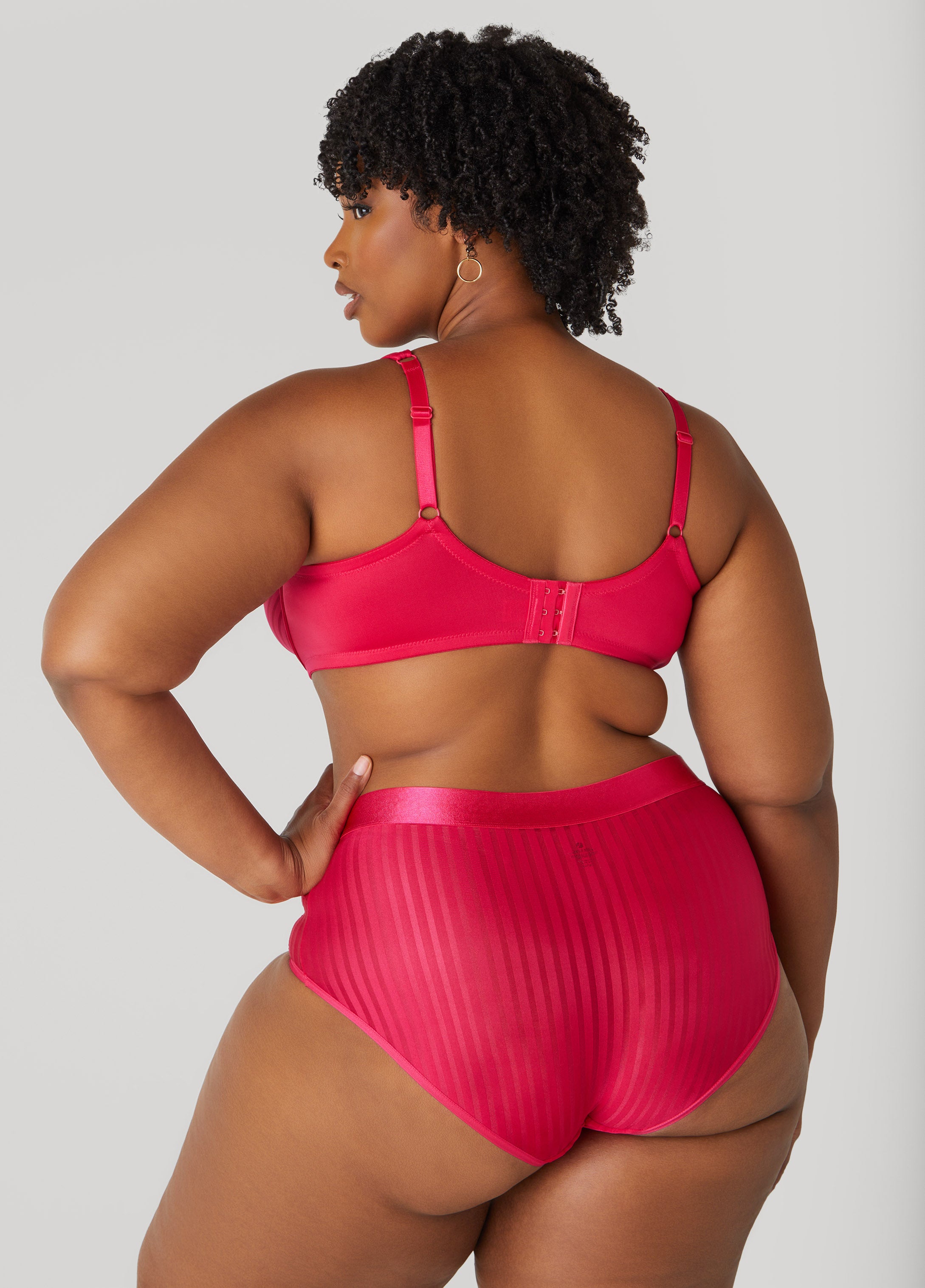 Striped Spacer Cup T-Shirt Bra、mySite、bengalsvssteelers