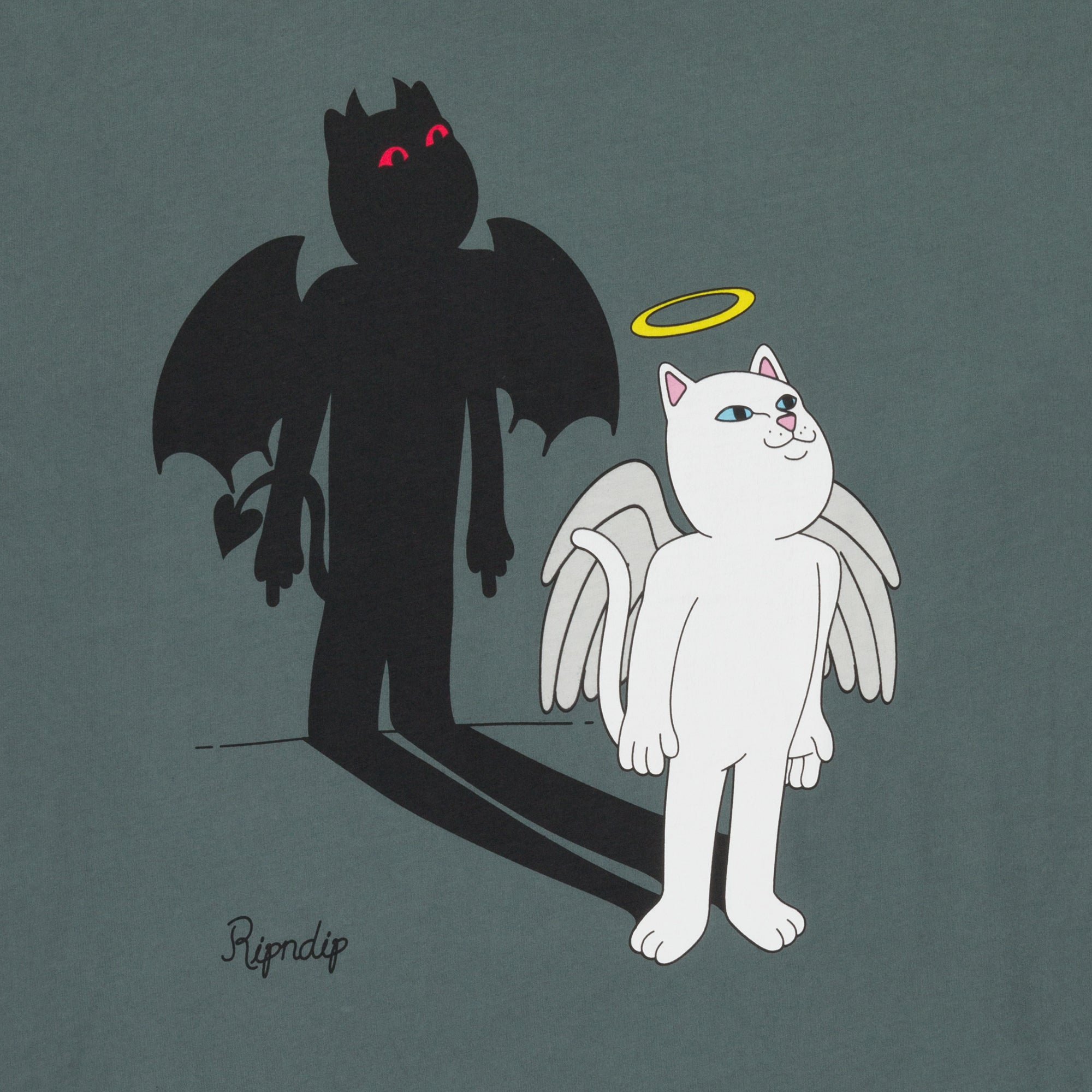  Shadow Friend Tee (Charcoal)、mySite、merchandisen