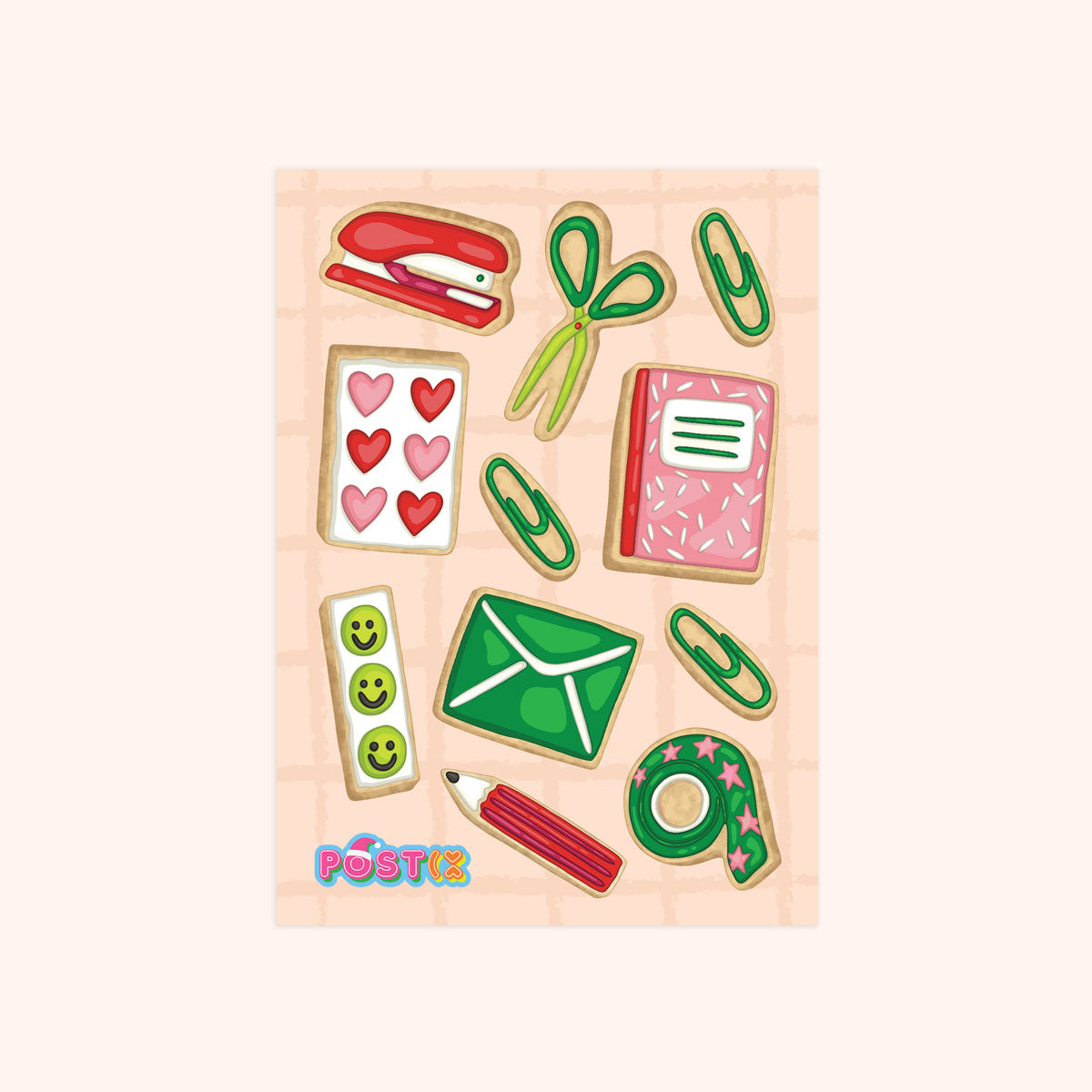  Sweet Stationery Treats Sticker Sheet、mySite、ghnorth