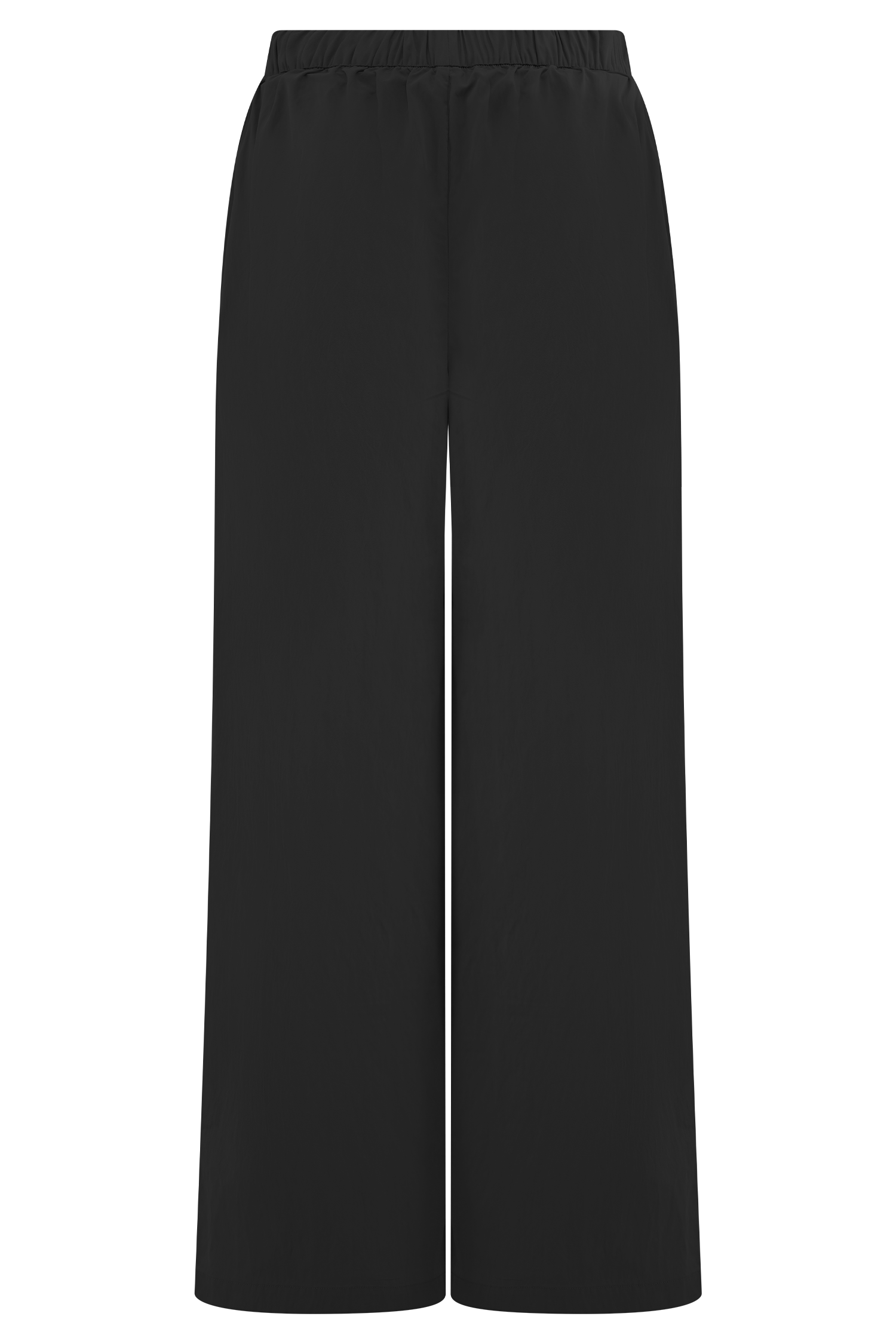 Campbell Cotton Wide Leg Pants - Black、mySite、solidvoid